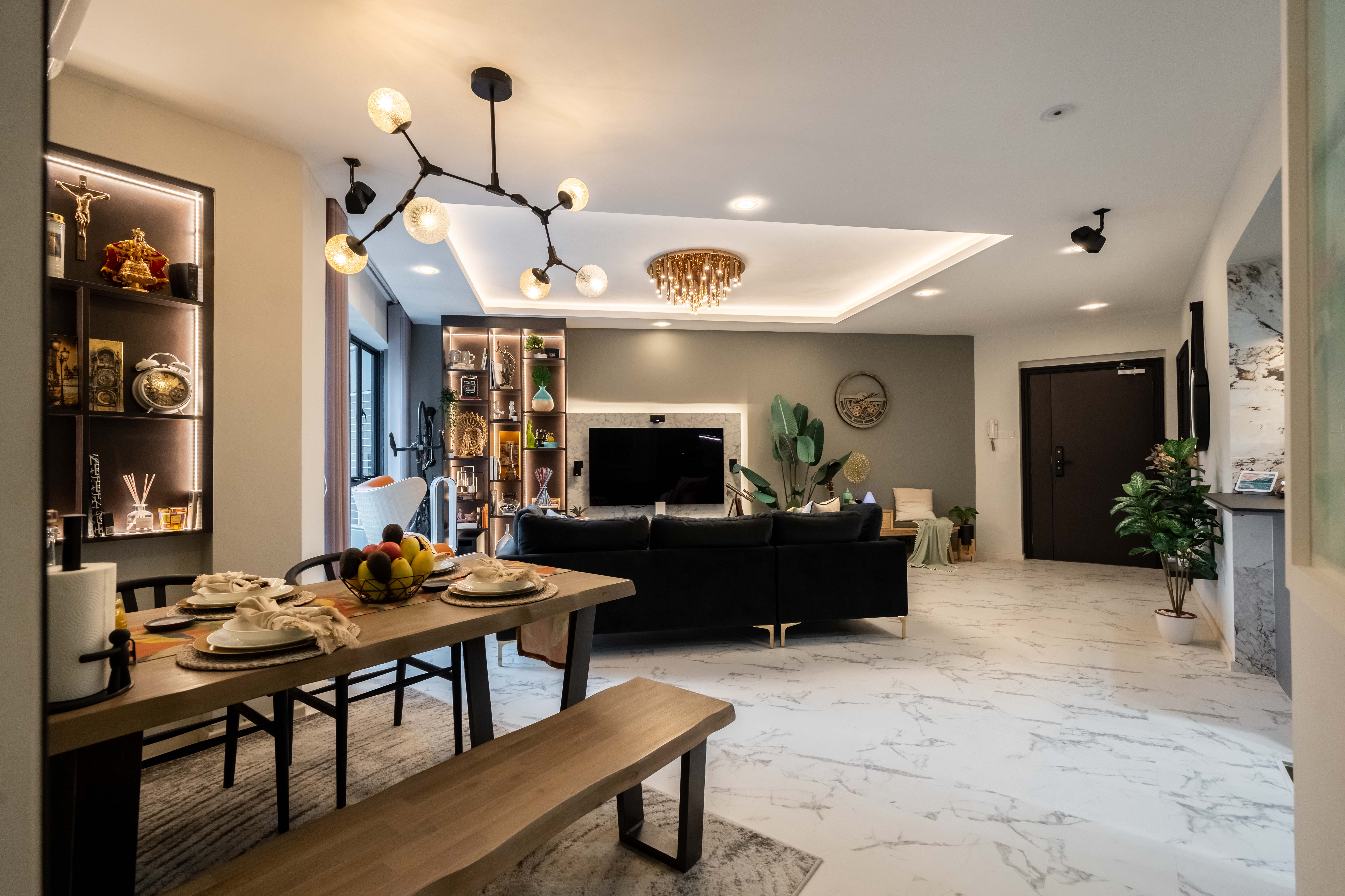 Contemporary, Modern Design - Living Room - Condominium - Design by Design 4 Space Pte Ltd