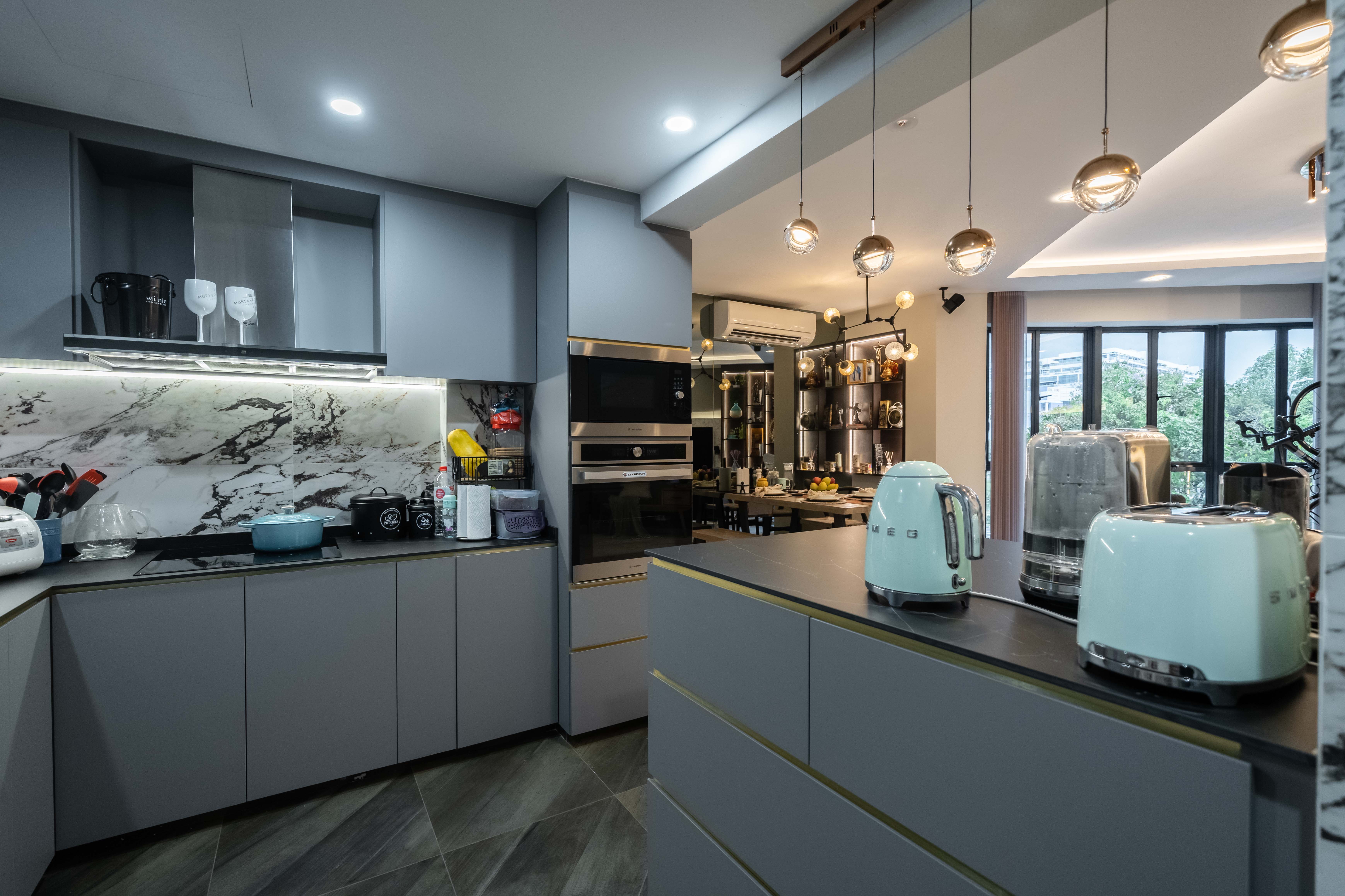 Contemporary, Modern Design - Kitchen - Condominium - Design by Design 4 Space Pte Ltd