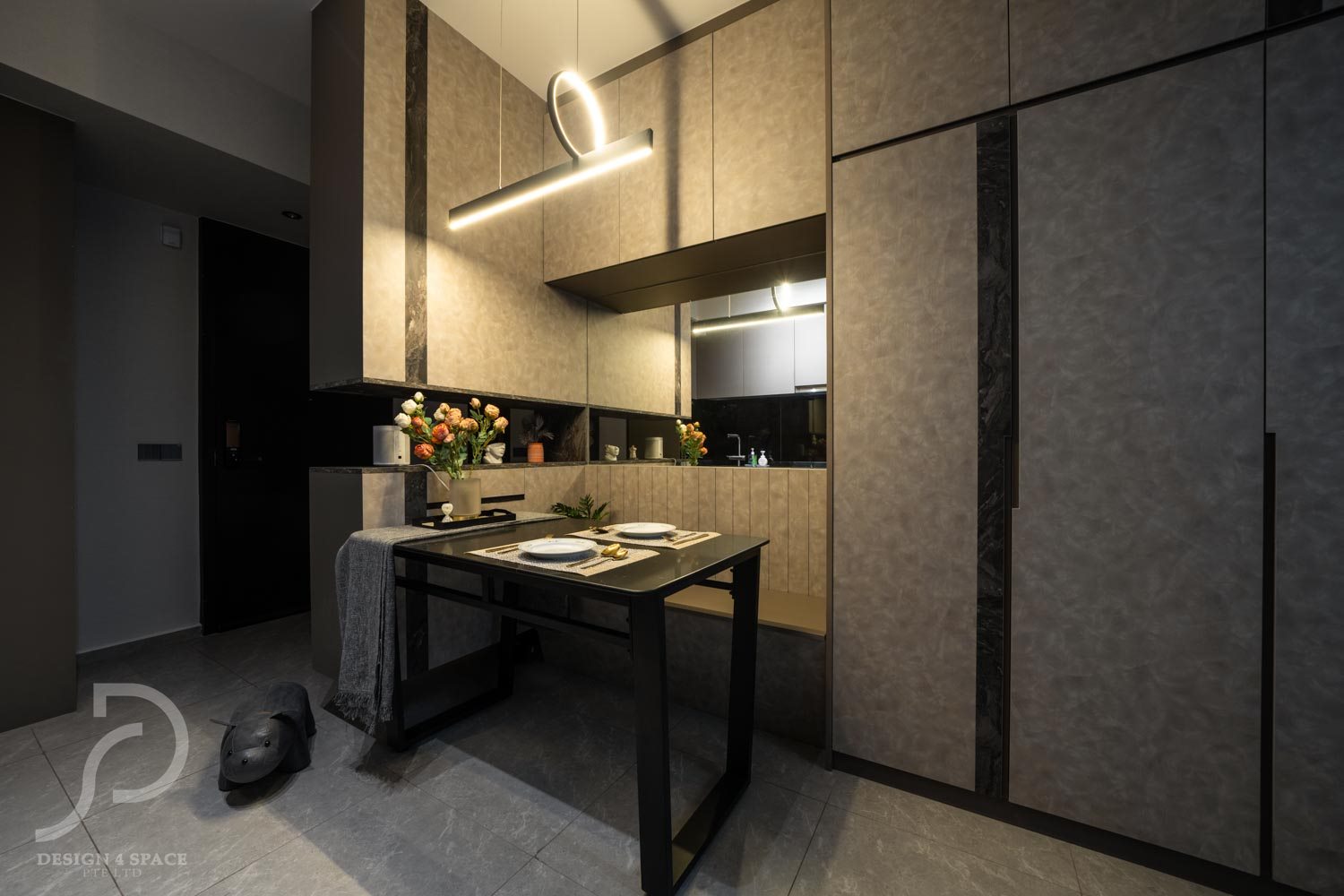 Minimalist, Modern Design - Kitchen - Condominium - Design by Design 4 Space Pte Ltd