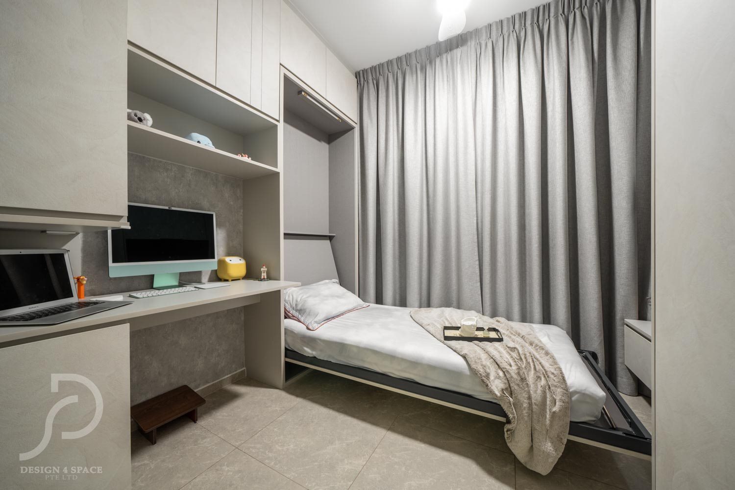 Minimalist, Modern Design - Bedroom - Condominium - Design by Design 4 Space Pte Ltd