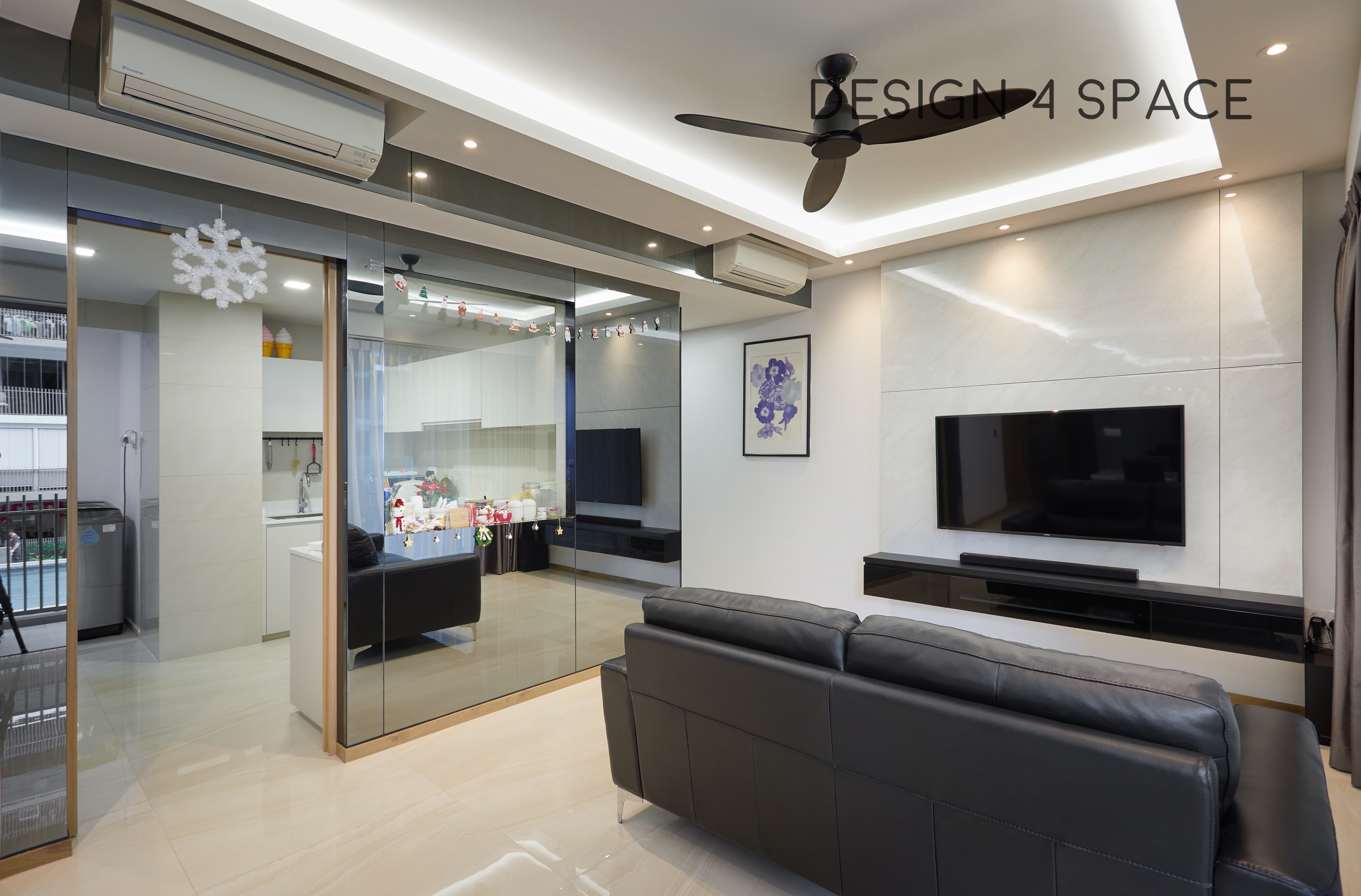 Contemporary, Modern Design - Living Room - Condominium - Design by Design 4 Space Pte Ltd