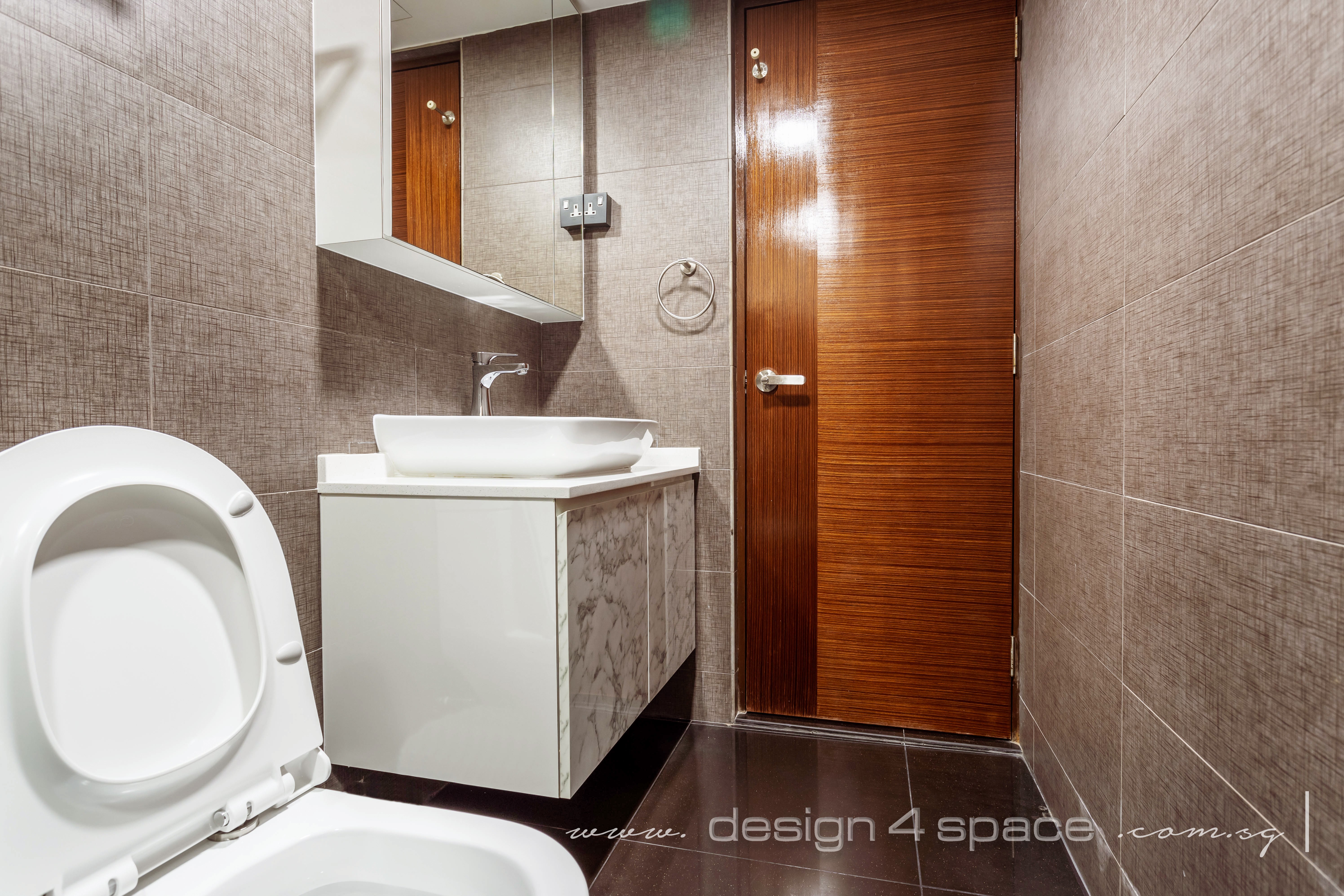 Contemporary Design - Bathroom - Condominium - Design by Design 4 Space Pte Ltd