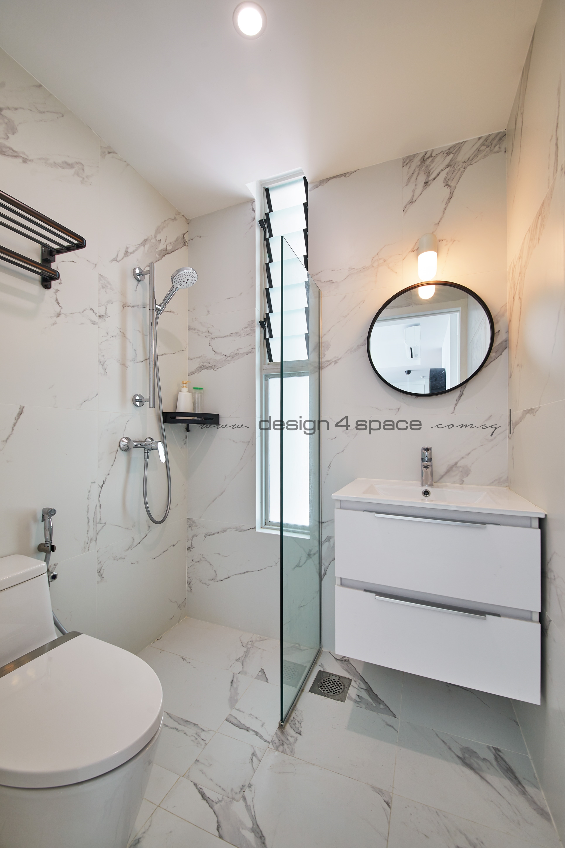 Contemporary, Scandinavian Design - Bathroom - Condominium - Design by Design 4 Space Pte Ltd