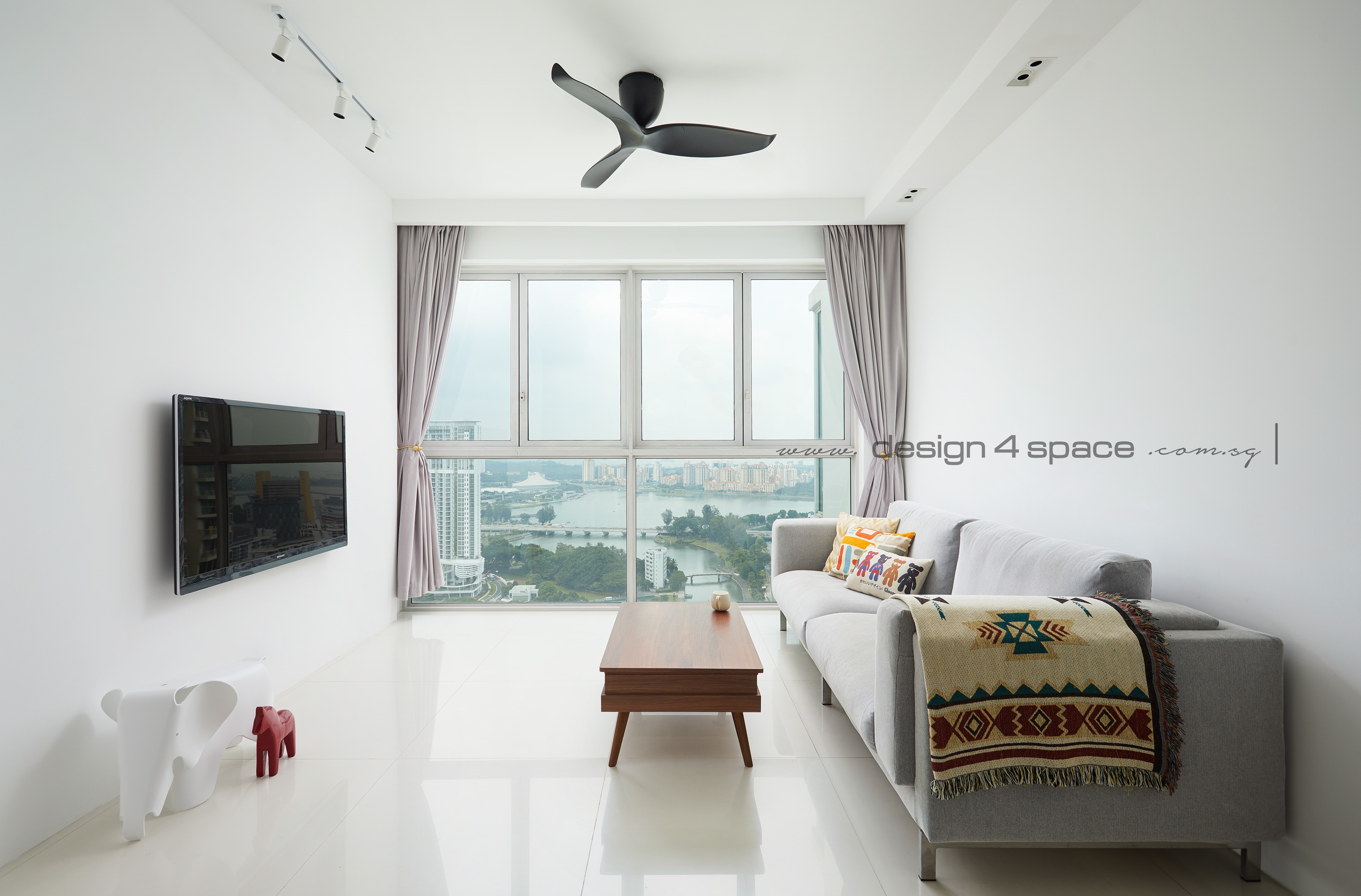 Contemporary, Scandinavian Design - Living Room - Condominium - Design by Design 4 Space Pte Ltd