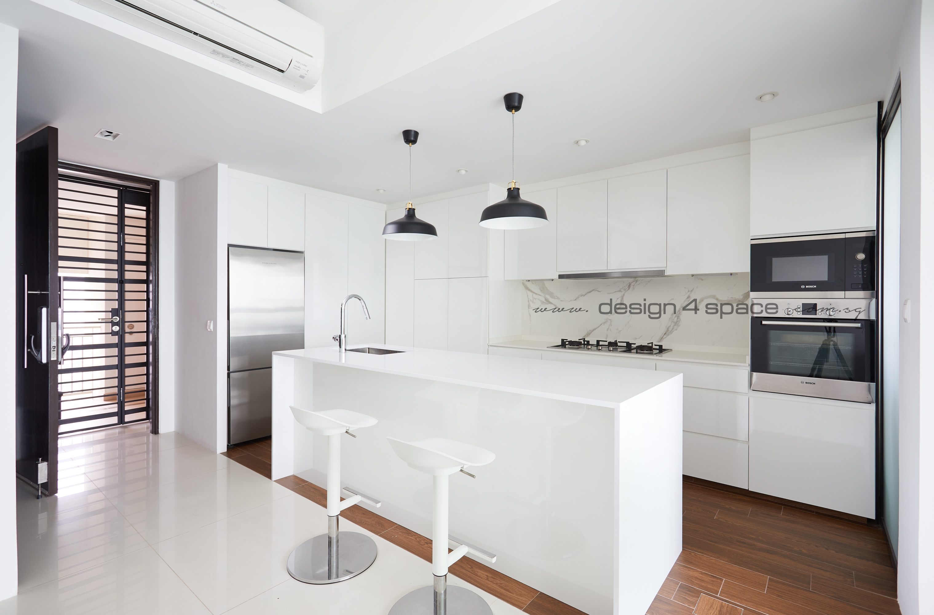 Contemporary, Scandinavian Design - Kitchen - Condominium - Design by Design 4 Space Pte Ltd