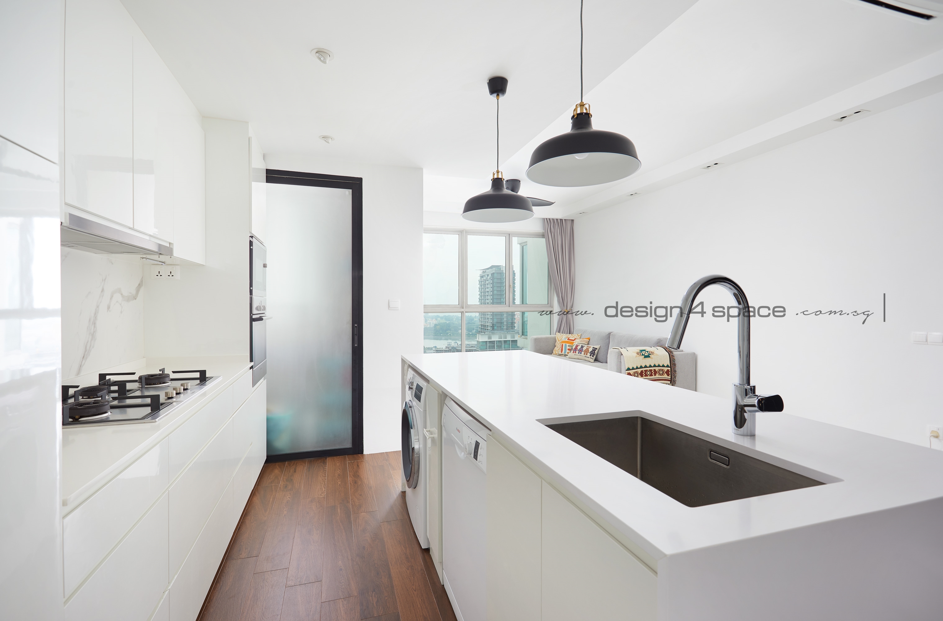 Contemporary, Scandinavian Design - Kitchen - Condominium - Design by Design 4 Space Pte Ltd