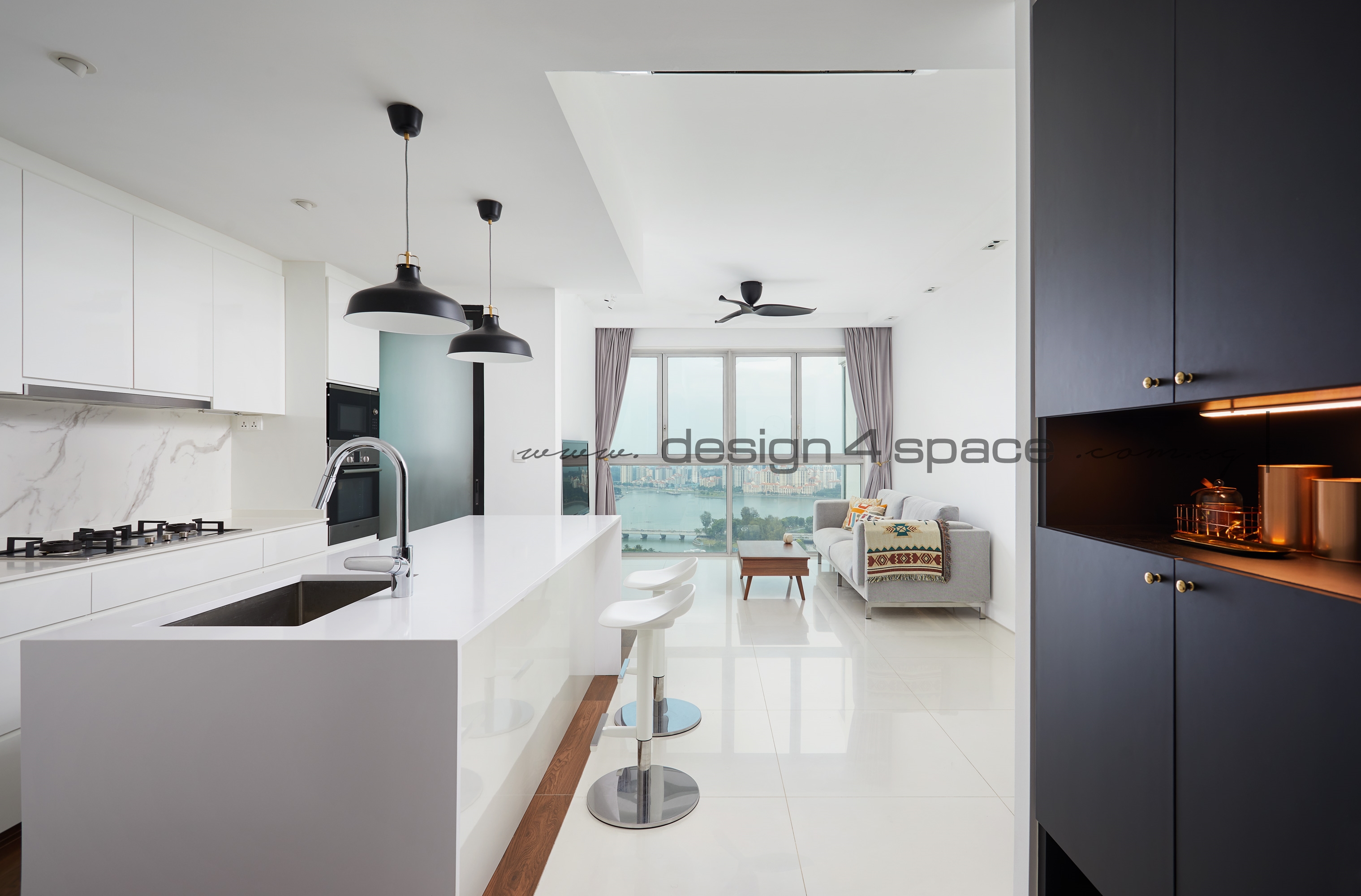 Contemporary, Scandinavian Design - Kitchen - Condominium - Design by Design 4 Space Pte Ltd