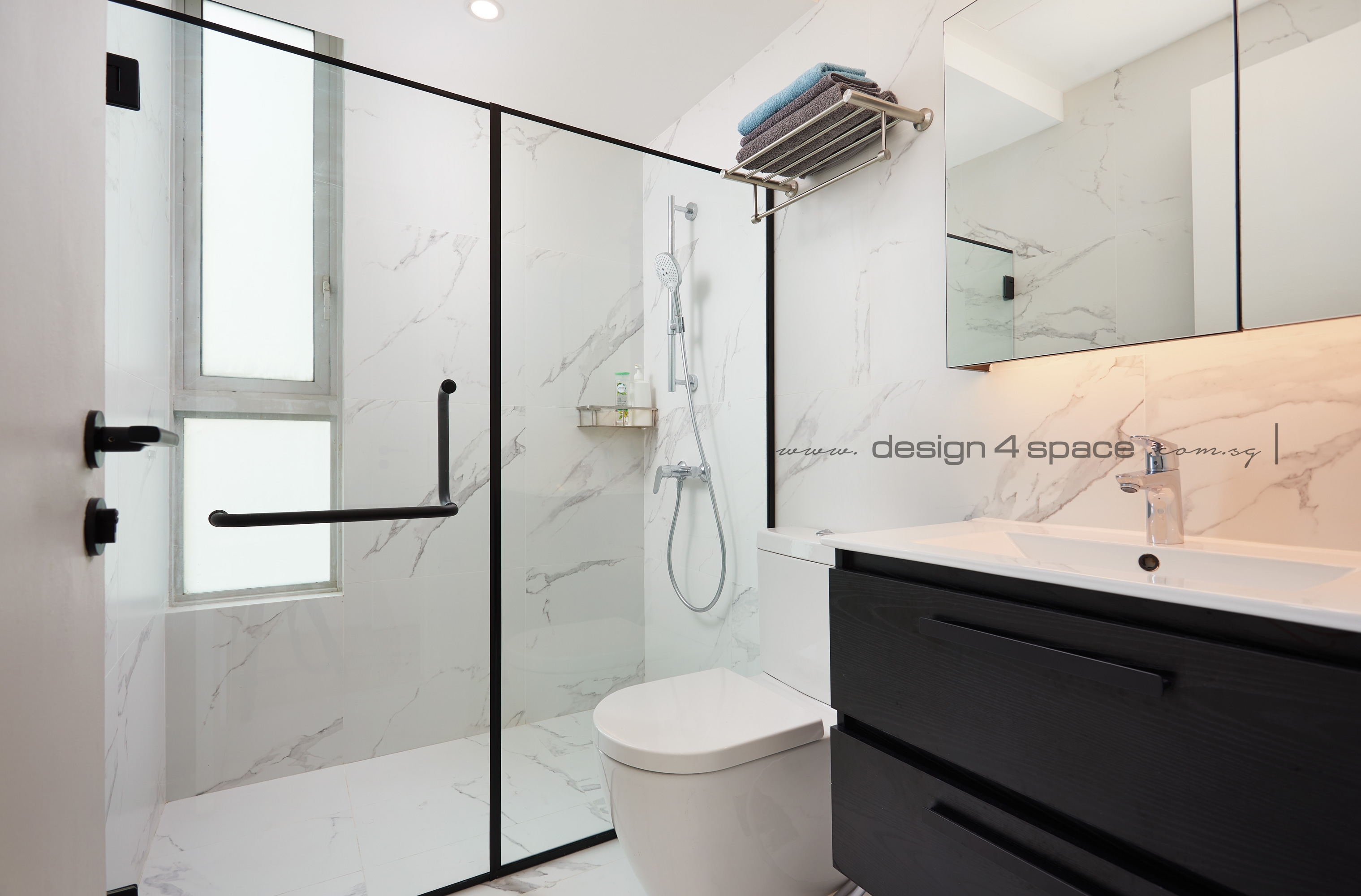 Contemporary, Scandinavian Design - Bathroom - Condominium - Design by Design 4 Space Pte Ltd