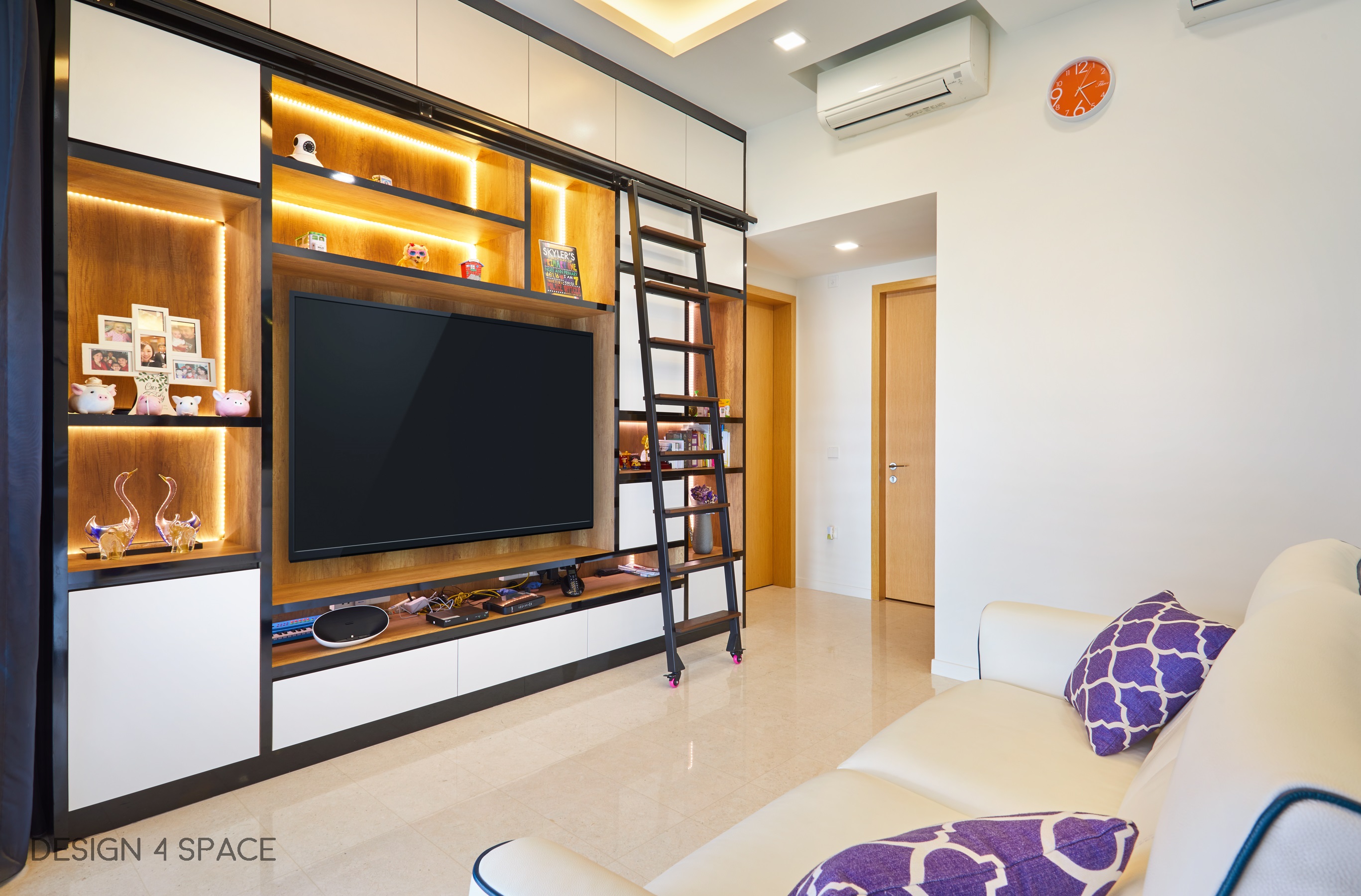 Contemporary, Modern Design - Living Room - Condominium - Design by Design 4 Space Pte Ltd