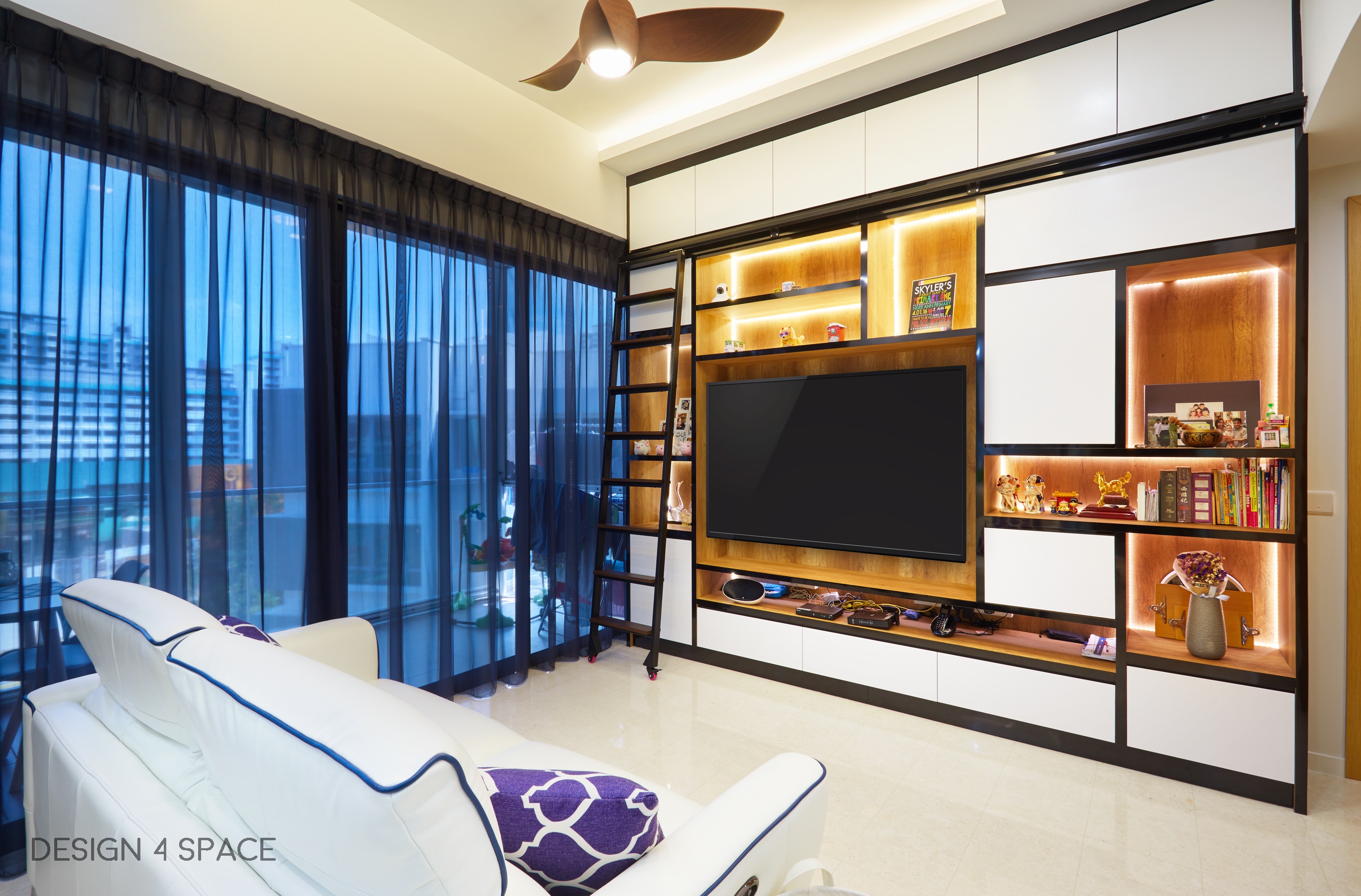 Contemporary, Modern Design - Living Room - Condominium - Design by Design 4 Space Pte Ltd