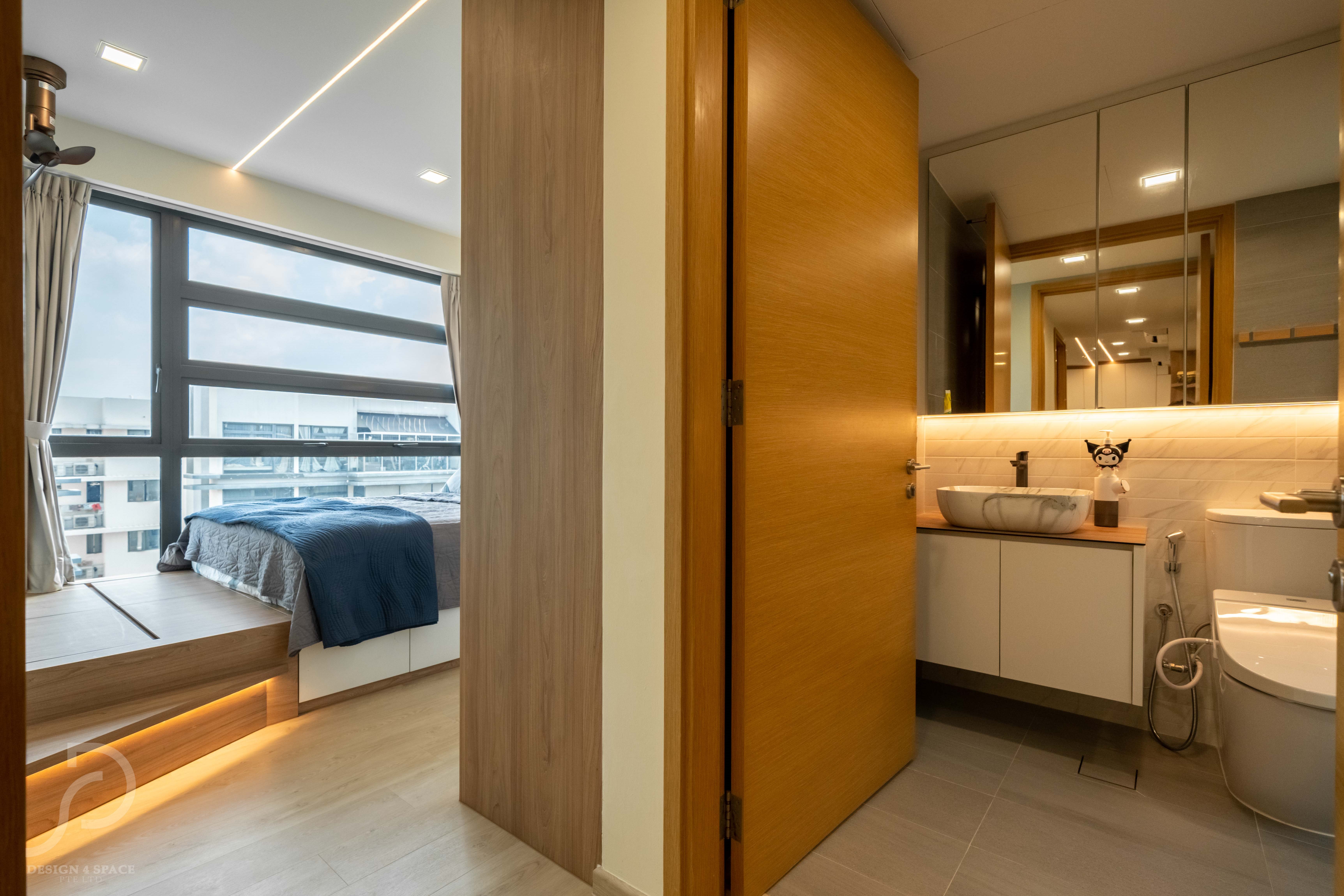 Contemporary, Modern, Scandinavian Design - Bedroom - Condominium - Design by Design 4 Space Pte Ltd