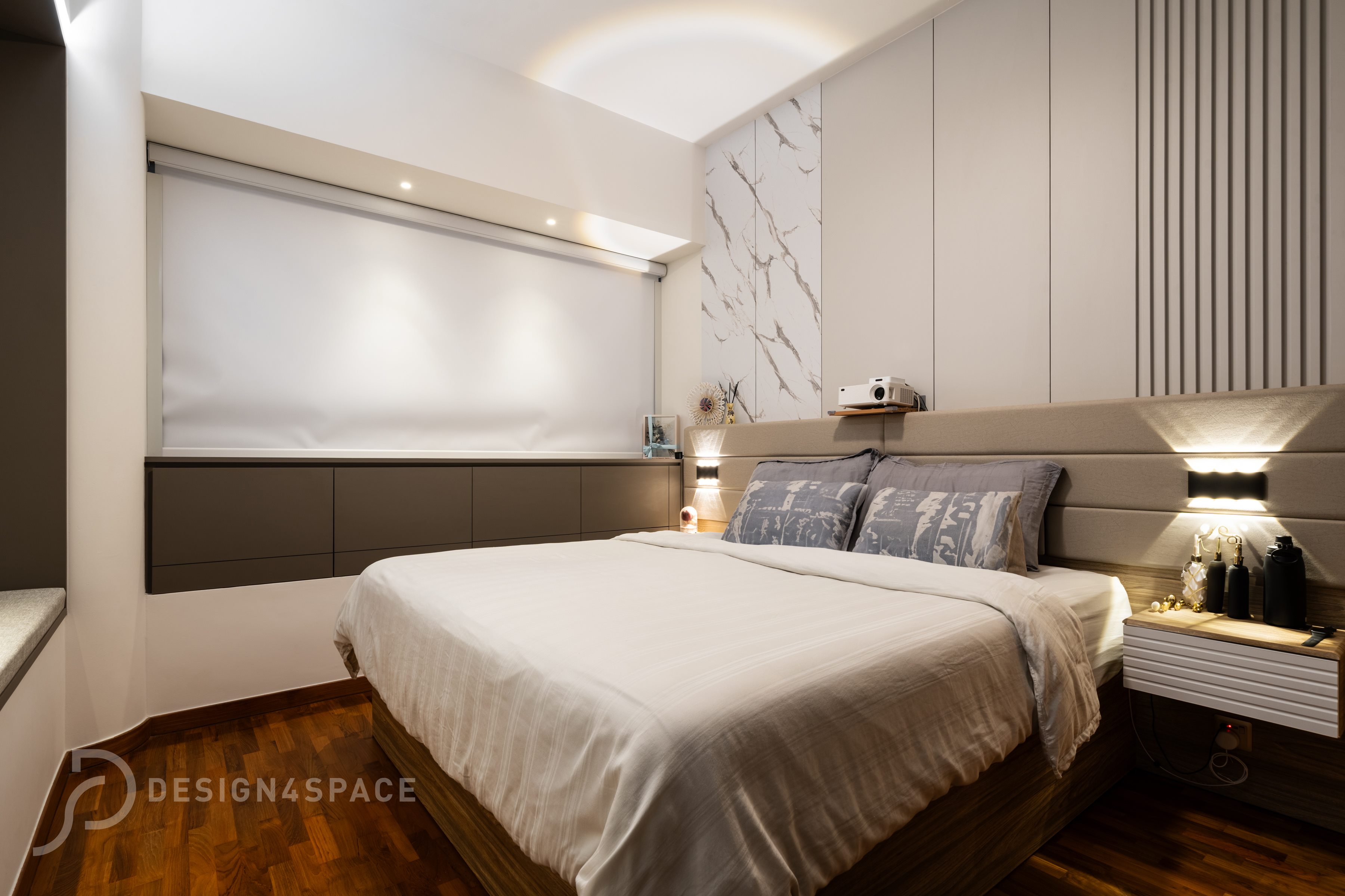 Modern Design - Bedroom - Condominium - Design by Design 4 Space Pte Ltd