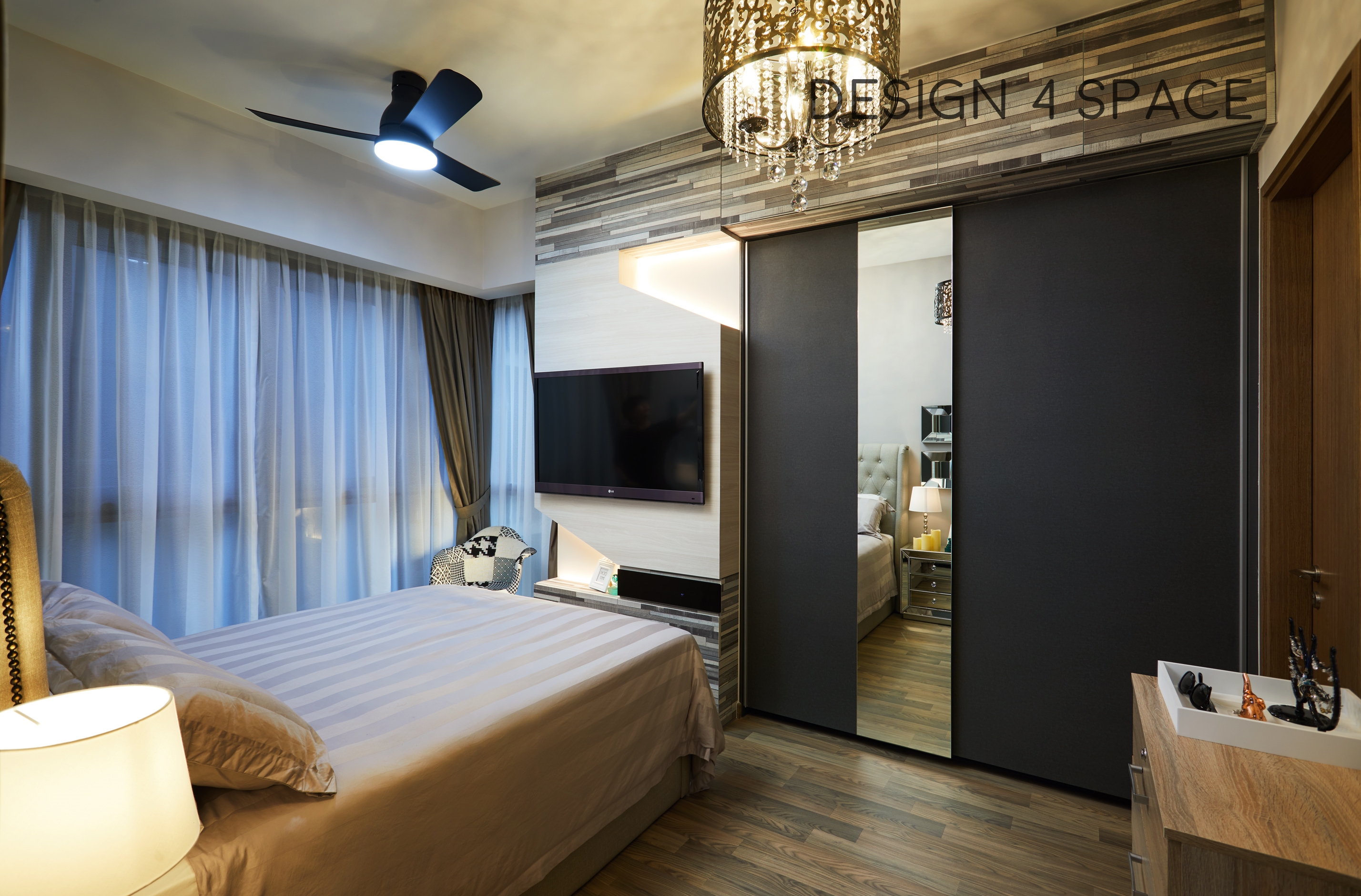 Contemporary, Minimalist, Modern Design - Bedroom - Condominium - Design by Design 4 Space Pte Ltd