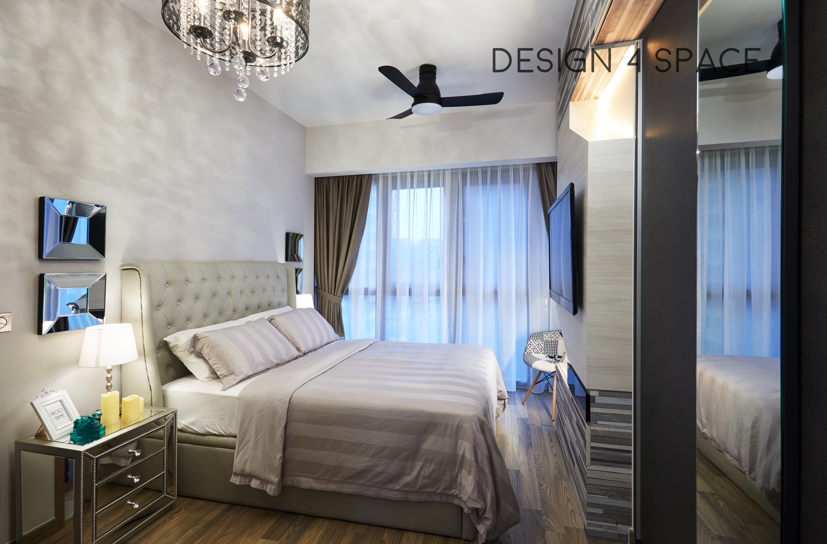 Contemporary, Minimalist, Modern Design - Bedroom - Condominium - Design by Design 4 Space Pte Ltd