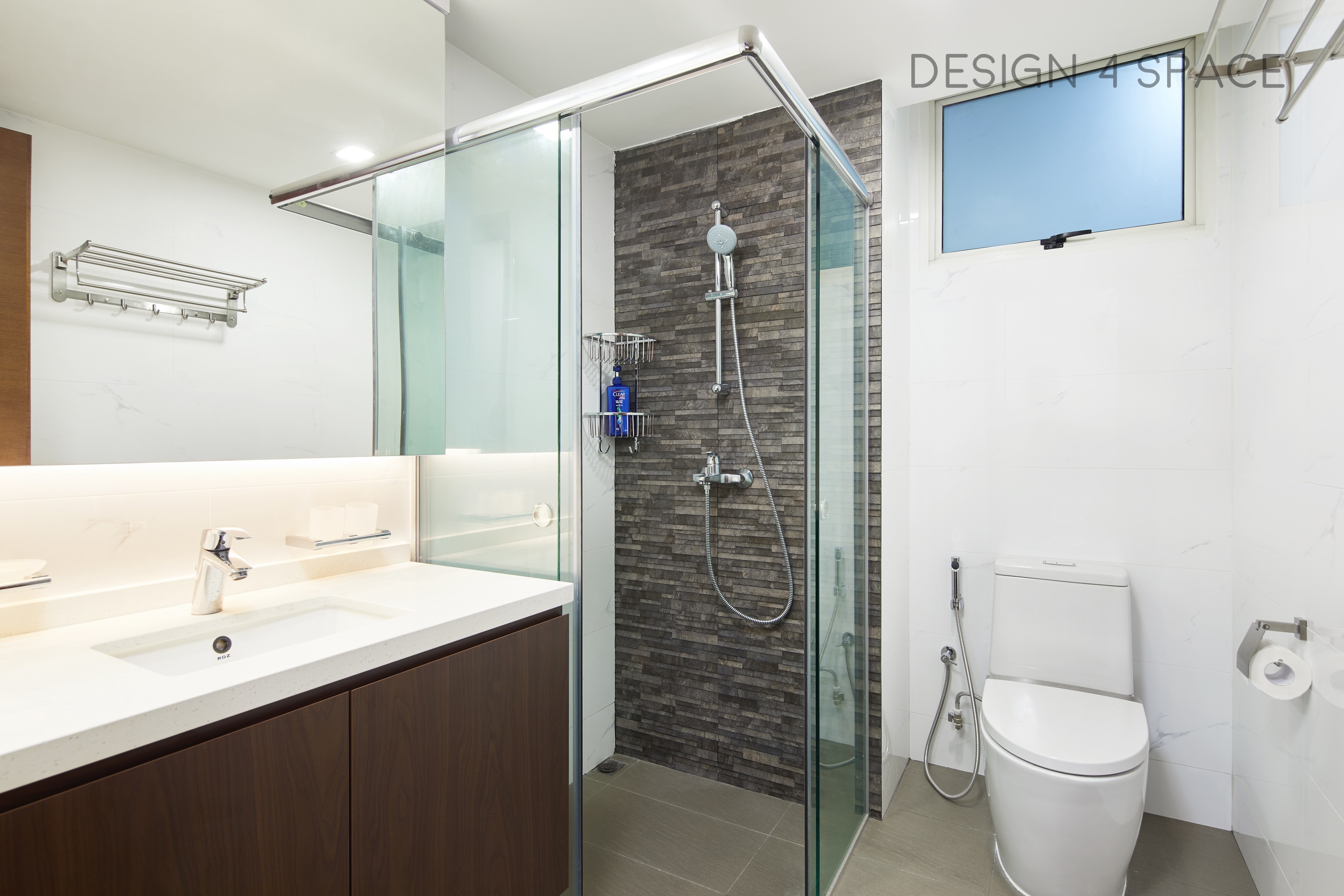 Contemporary, Modern Design - Bathroom - Condominium - Design by Design 4 Space Pte Ltd