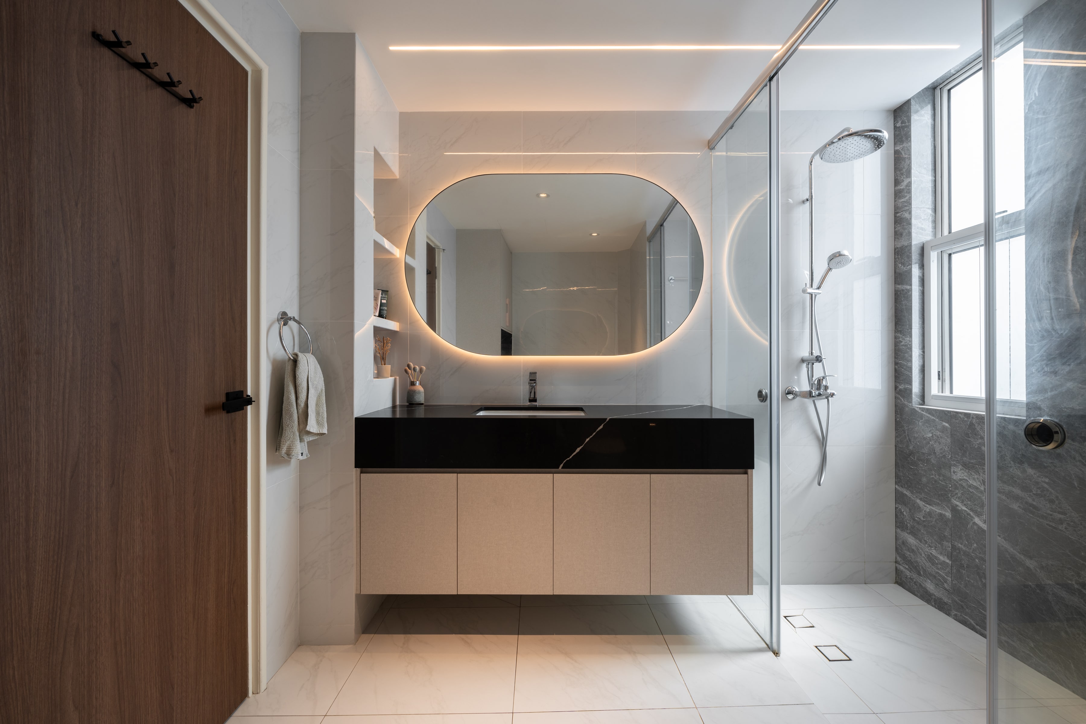 Contemporary, Modern Design - Bathroom - Condominium - Design by Design 4 Space Pte Ltd