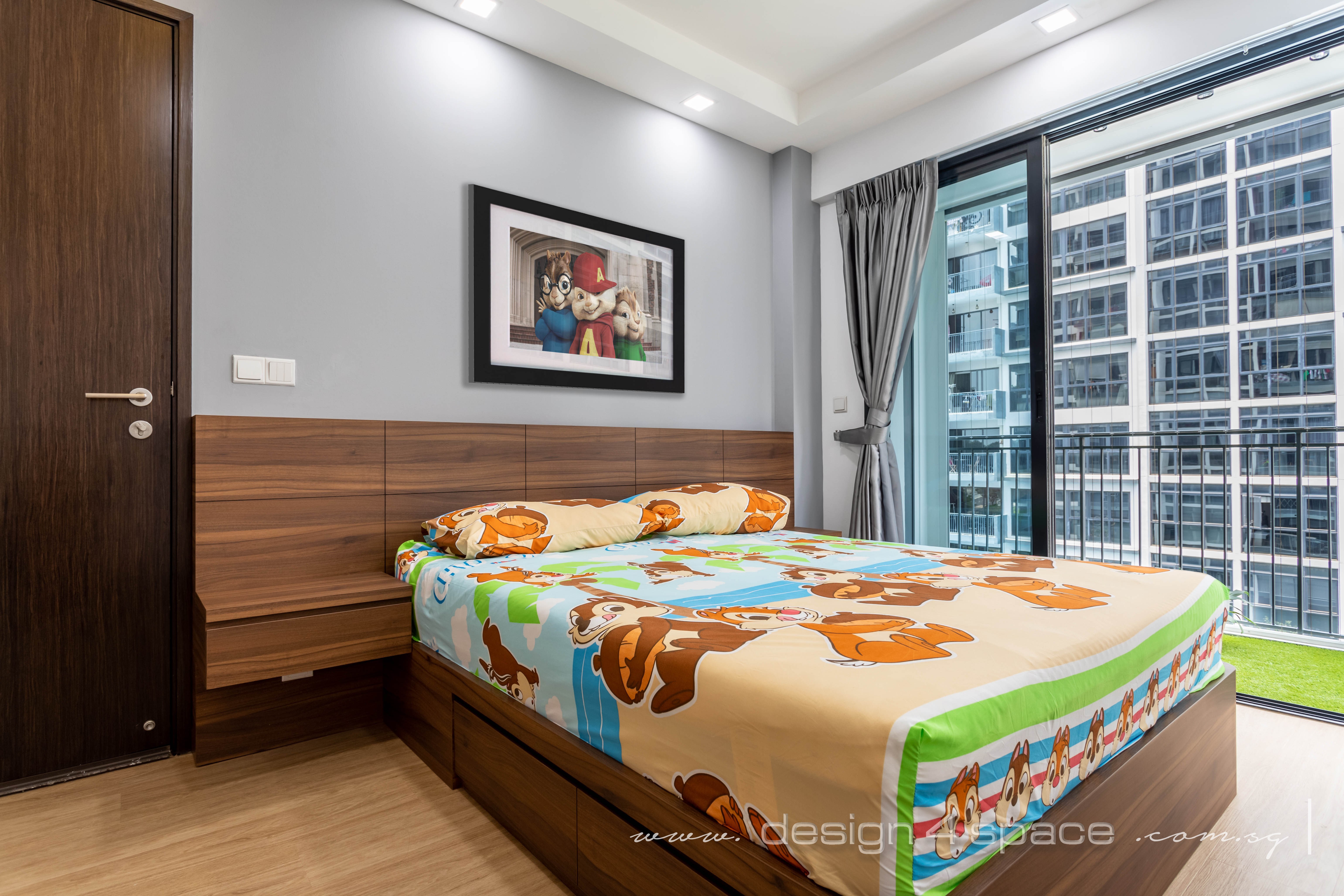 Contemporary Design - Bedroom - Condominium - Design by Design 4 Space Pte Ltd