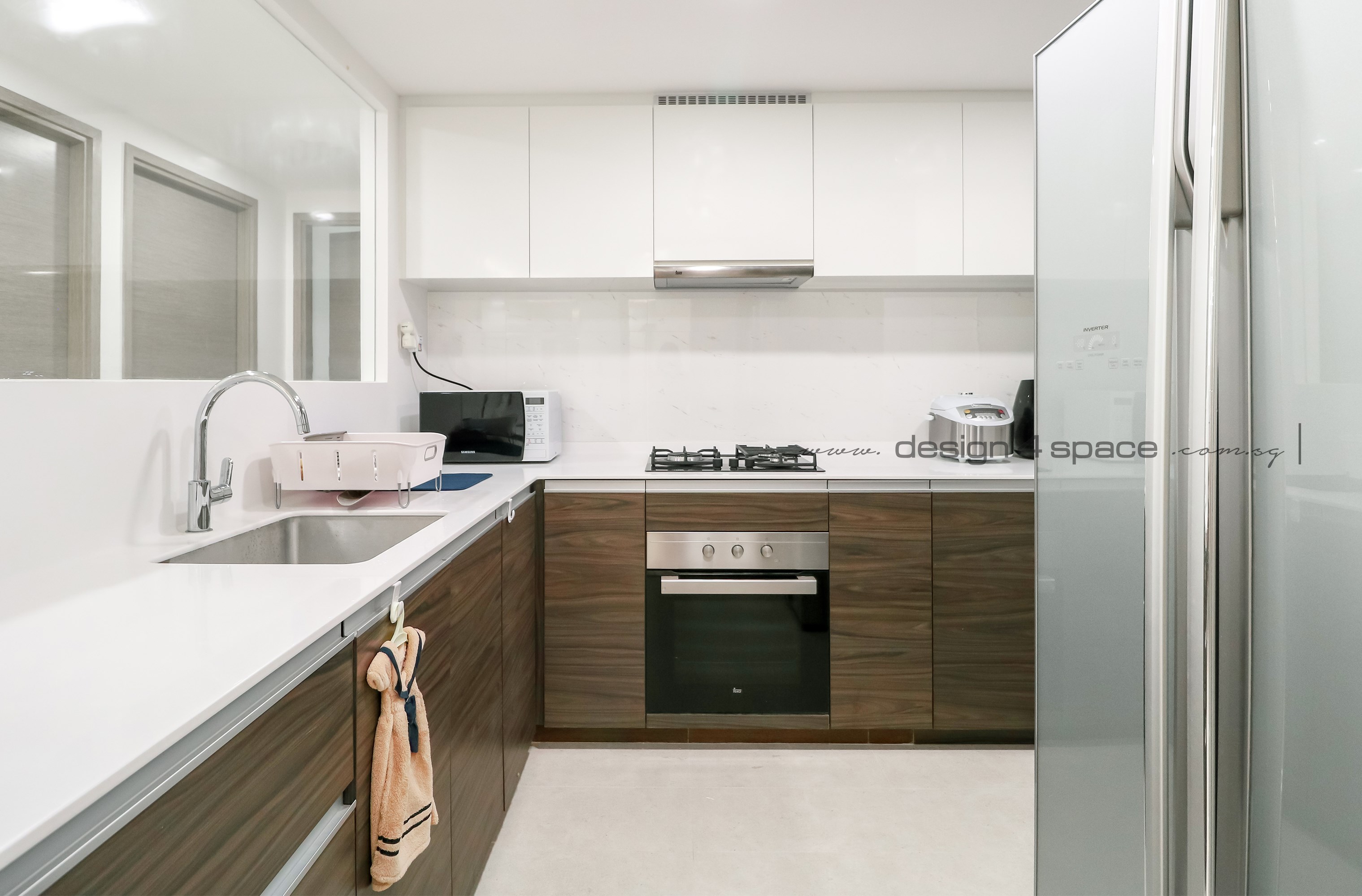 Contemporary, Modern Design - Kitchen - Condominium - Design by Design 4 Space Pte Ltd