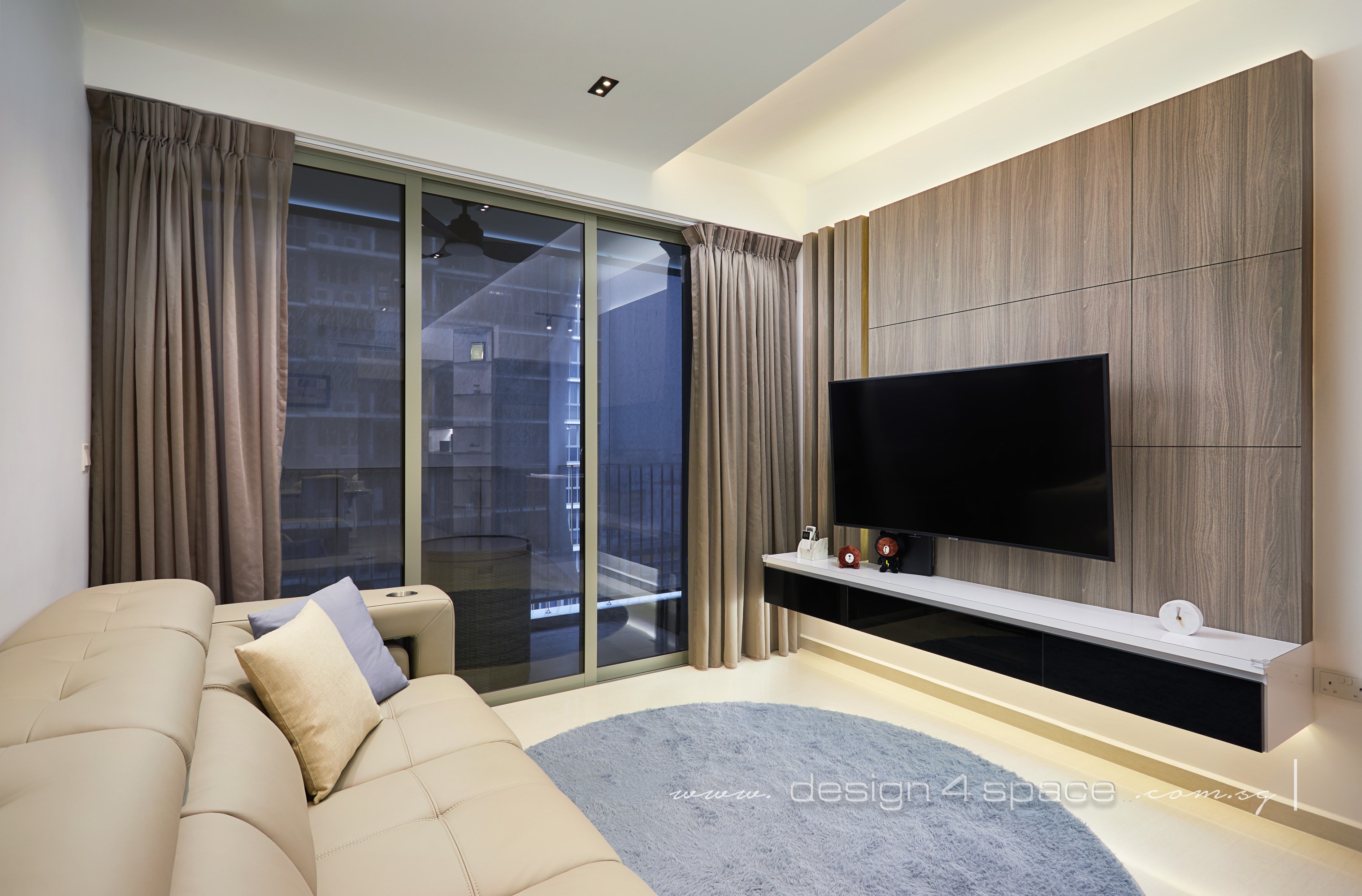 Modern Design - Living Room - Condominium - Design by Design 4 Space Pte Ltd