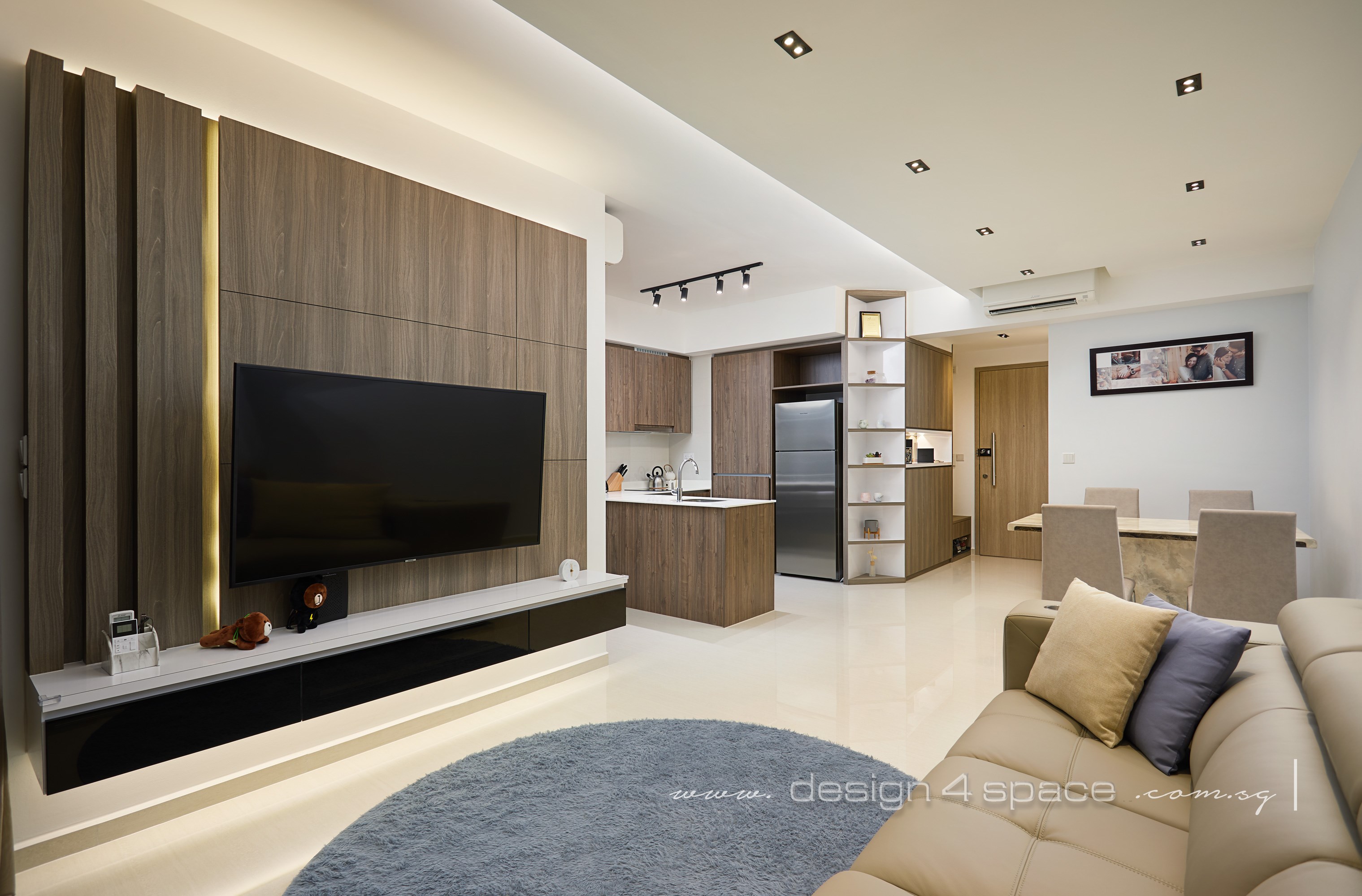 Modern Design - Living Room - Condominium - Design by Design 4 Space Pte Ltd