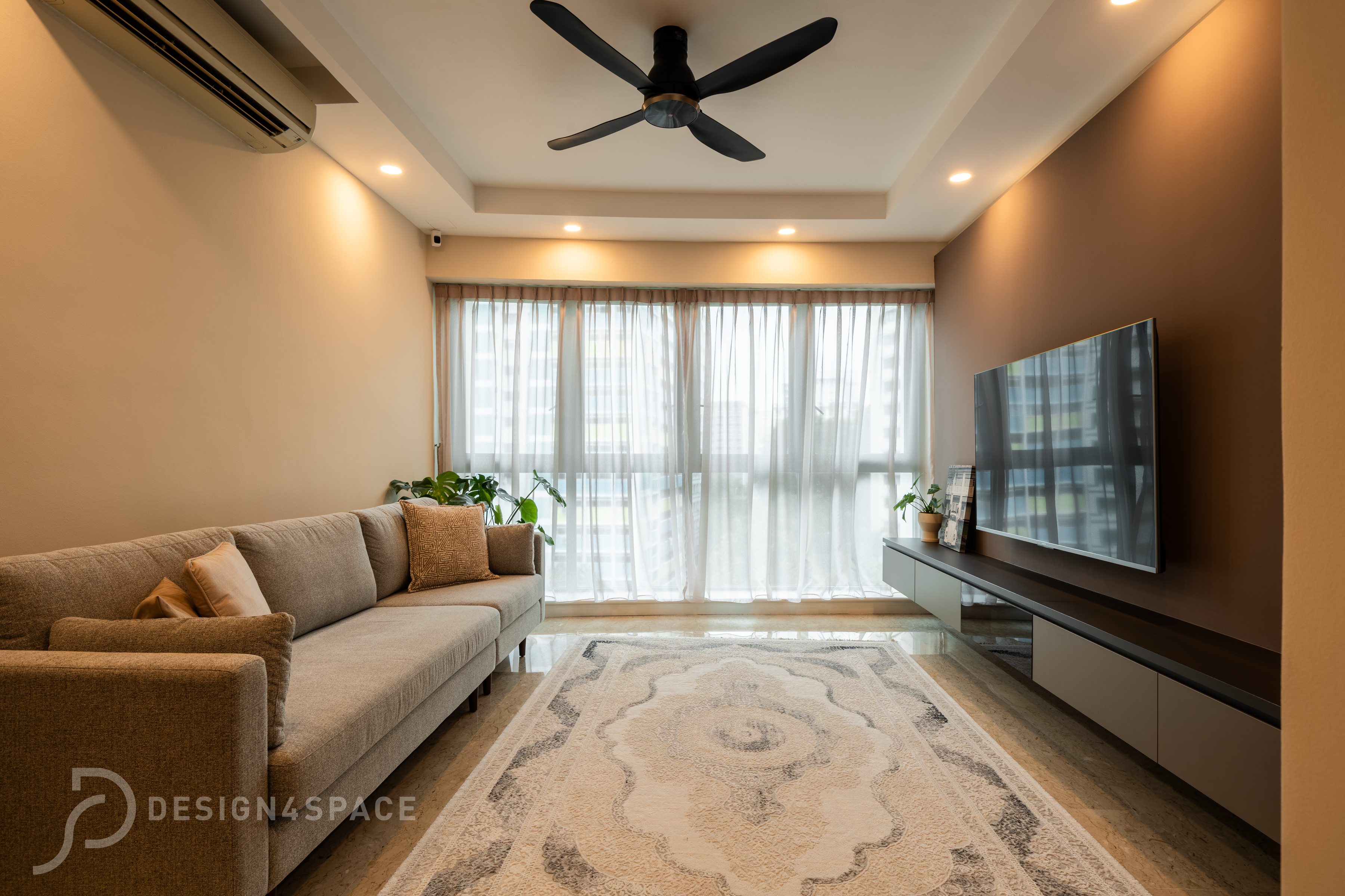 Modern Design - Living Room - Condominium - Design by Design 4 Space Pte Ltd