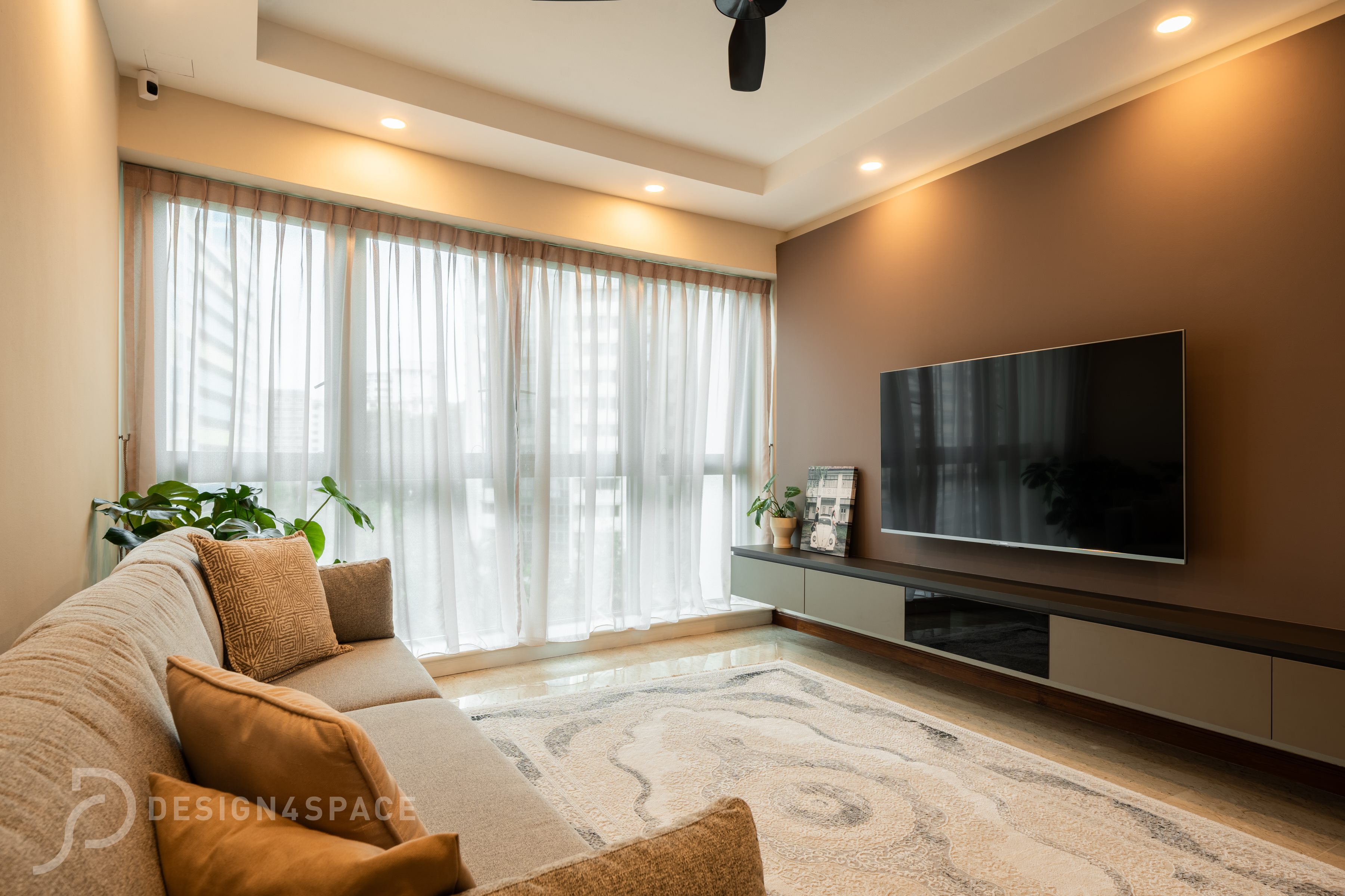 Modern Design - Living Room - Condominium - Design by Design 4 Space Pte Ltd