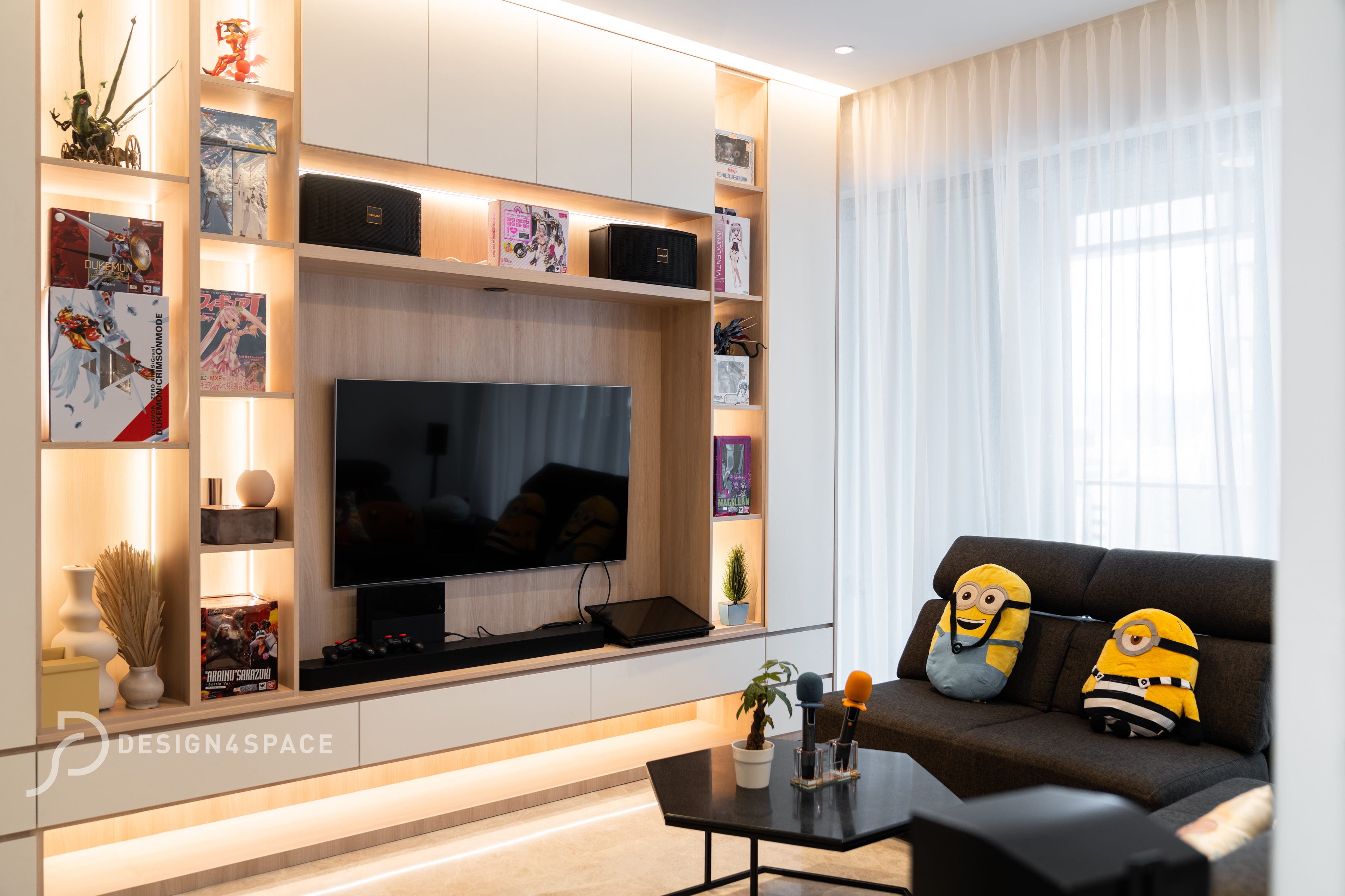 Contemporary, Modern Design - Living Room - Condominium - Design by Design 4 Space Pte Ltd