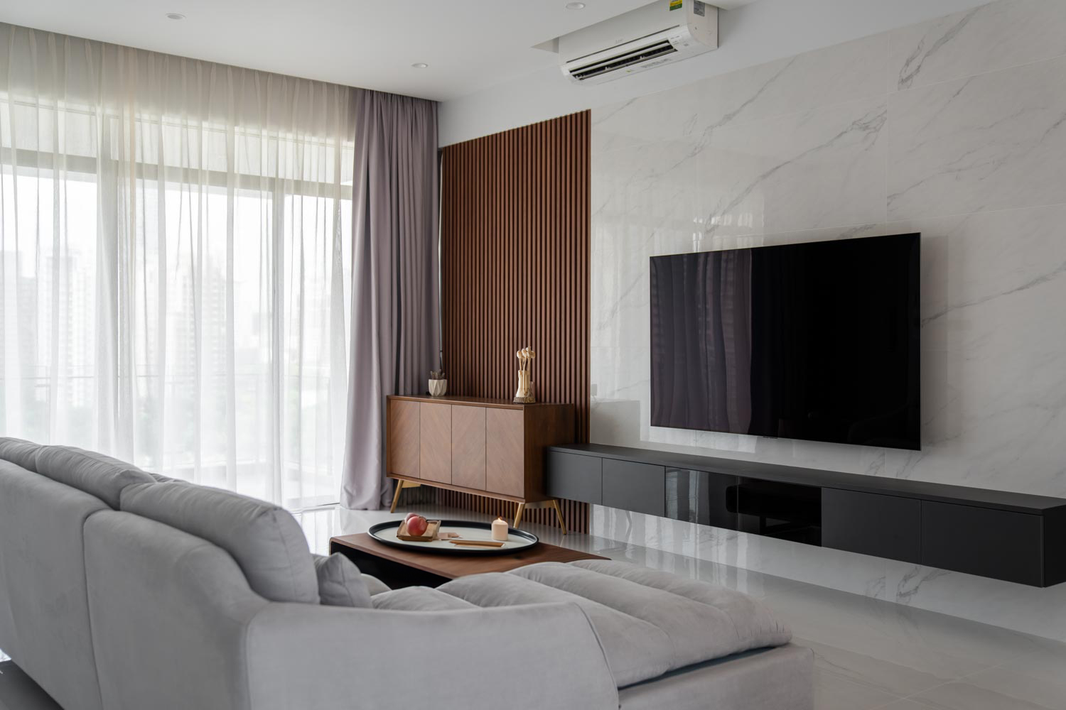 Modern Design - Living Room - Condominium - Design by Design 4 Space Pte Ltd