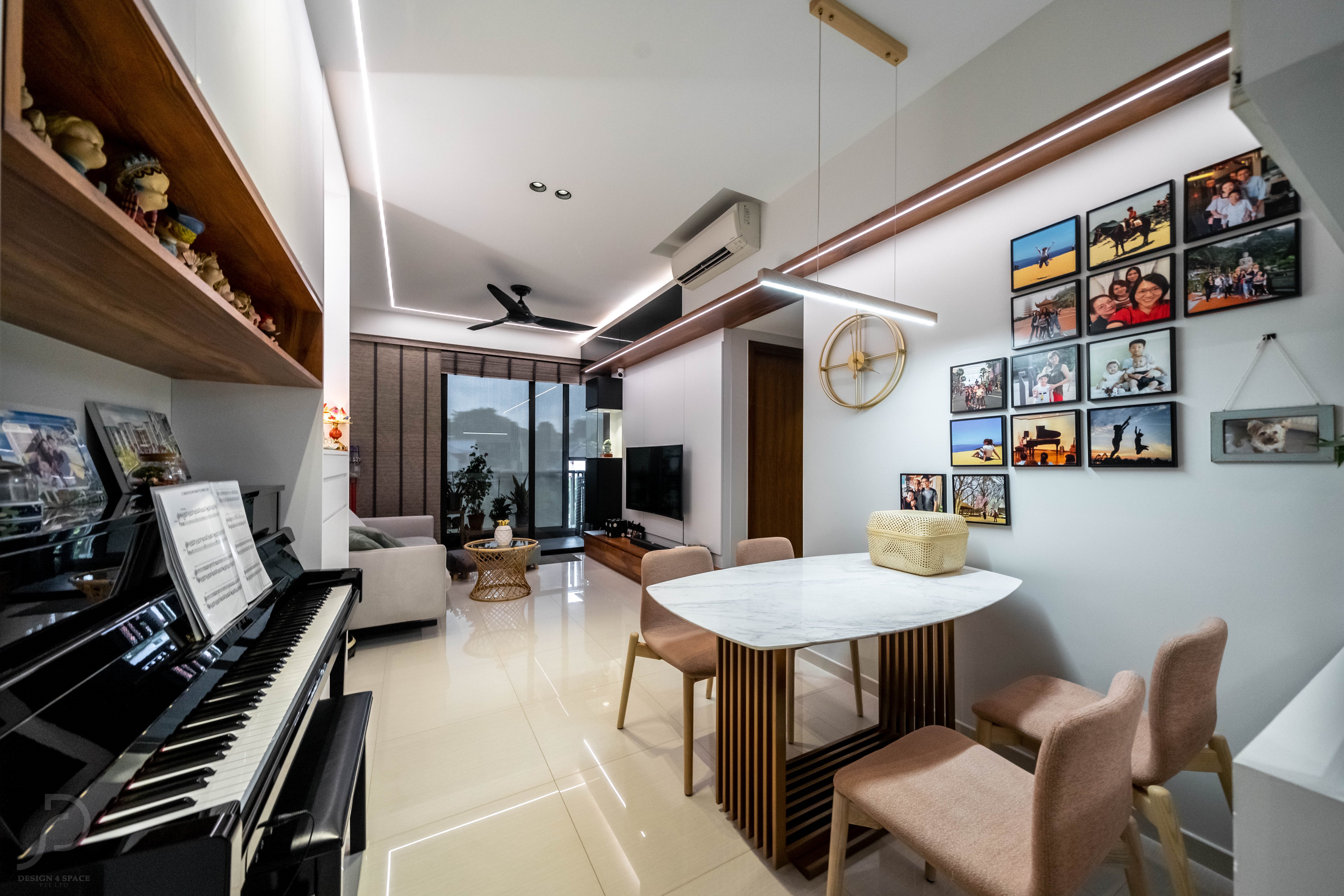 Modern Design - Dining Room - Condominium - Design by Design 4 Space Pte Ltd