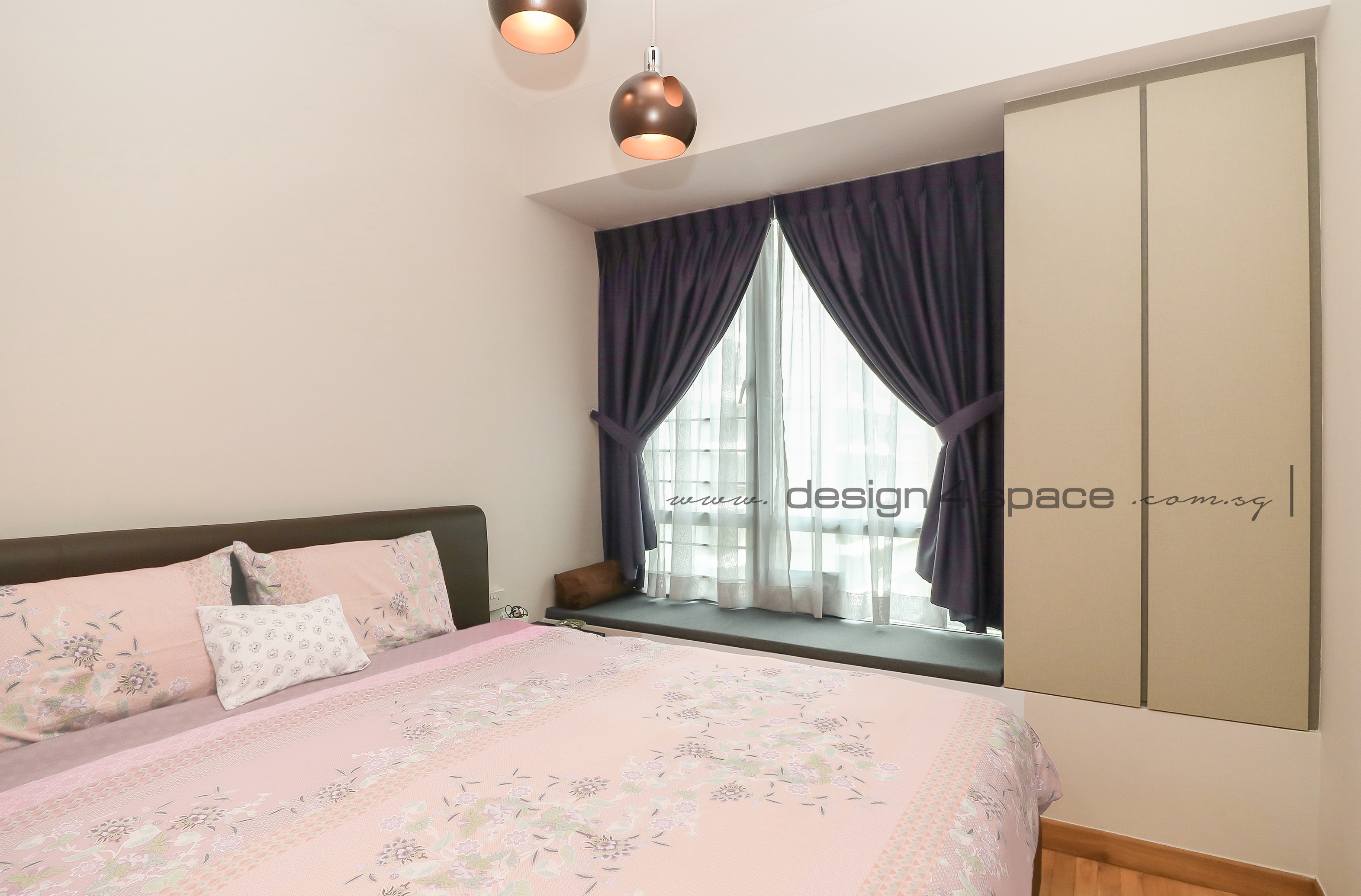 Contemporary Design - Bedroom - Condominium - Design by Design 4 Space Pte Ltd