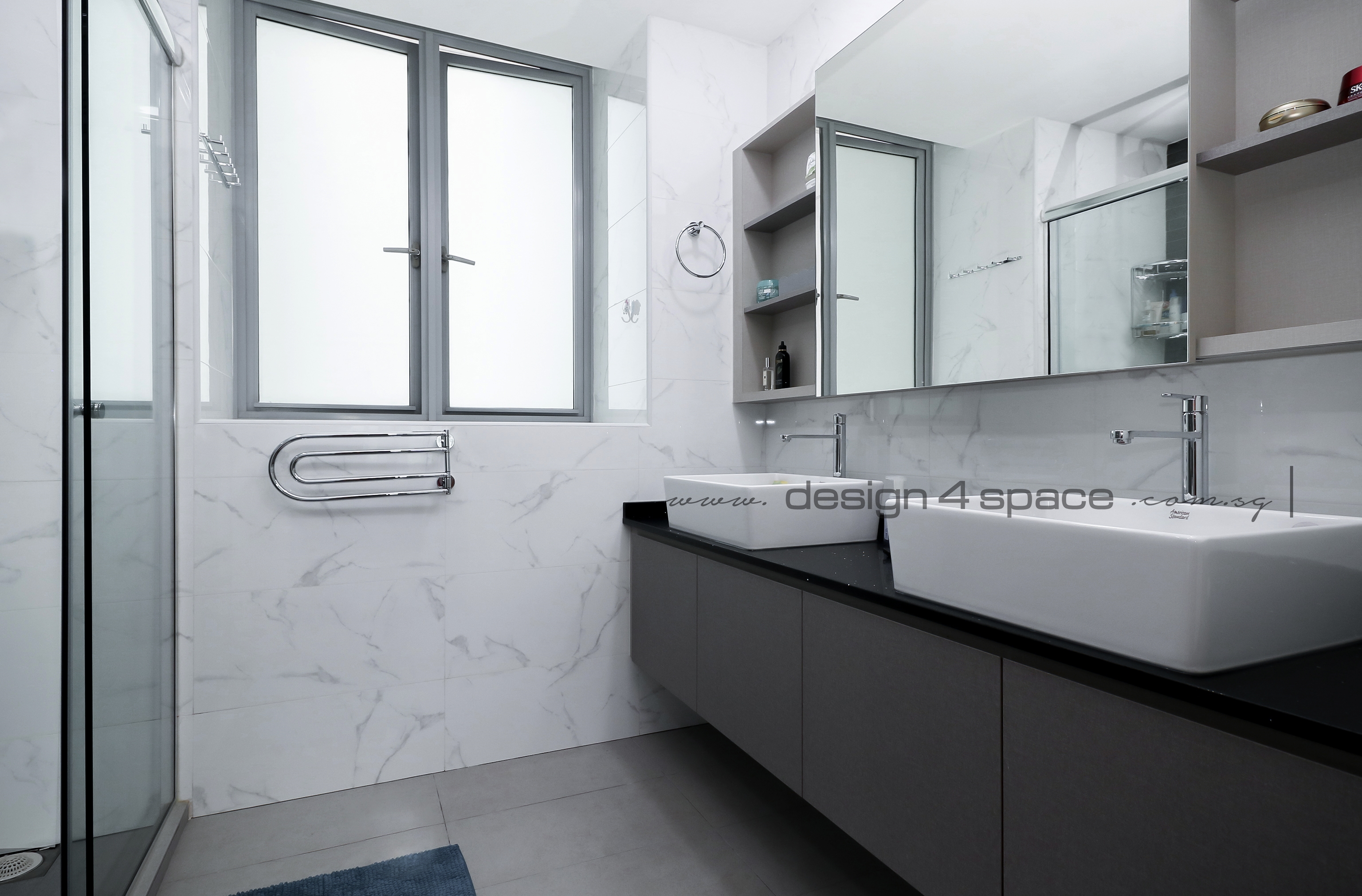 Contemporary Design - Bathroom - Condominium - Design by Design 4 Space Pte Ltd