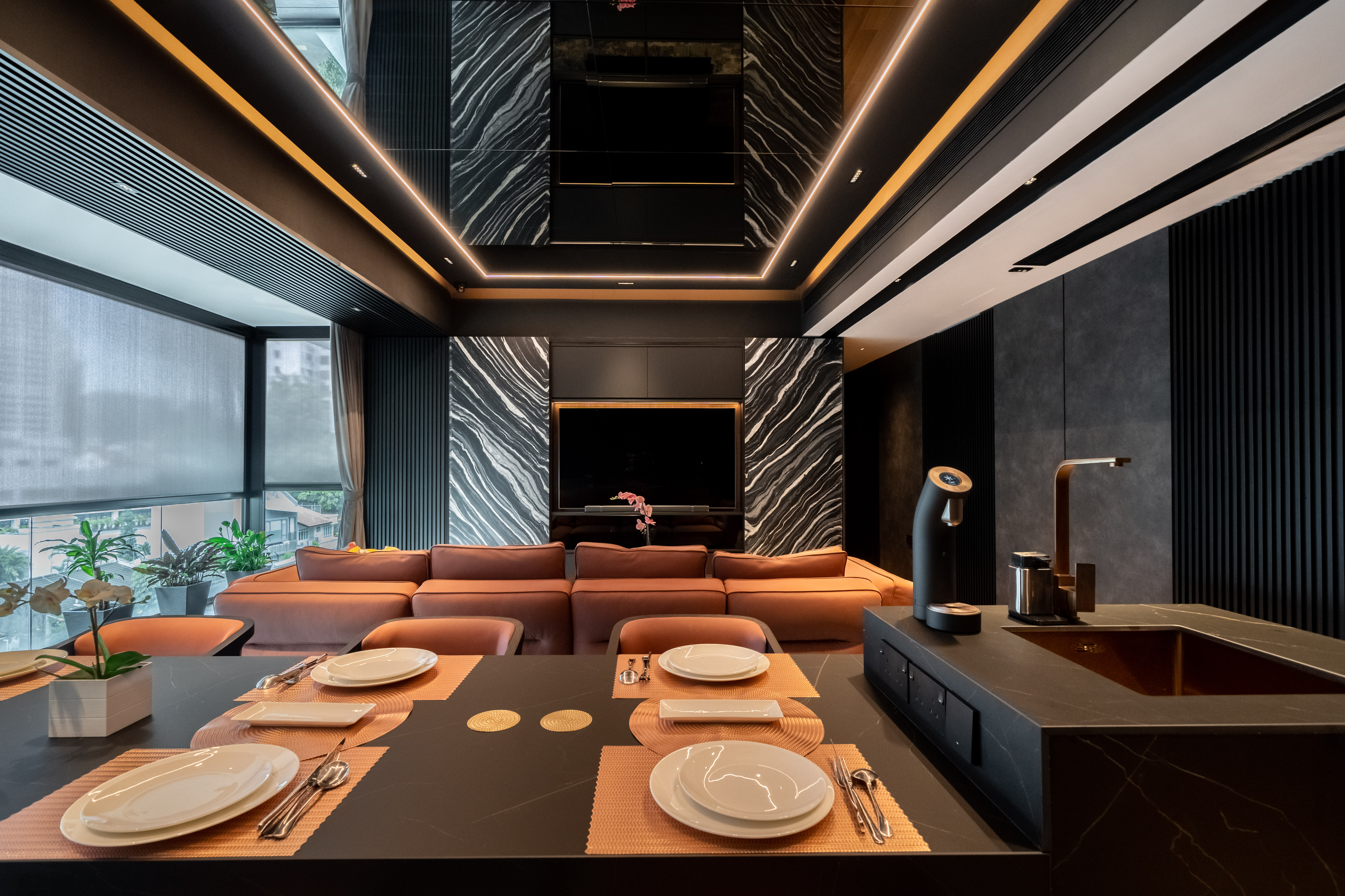 Modern Design - Living Room - Condominium - Design by Design 4 Space Pte Ltd