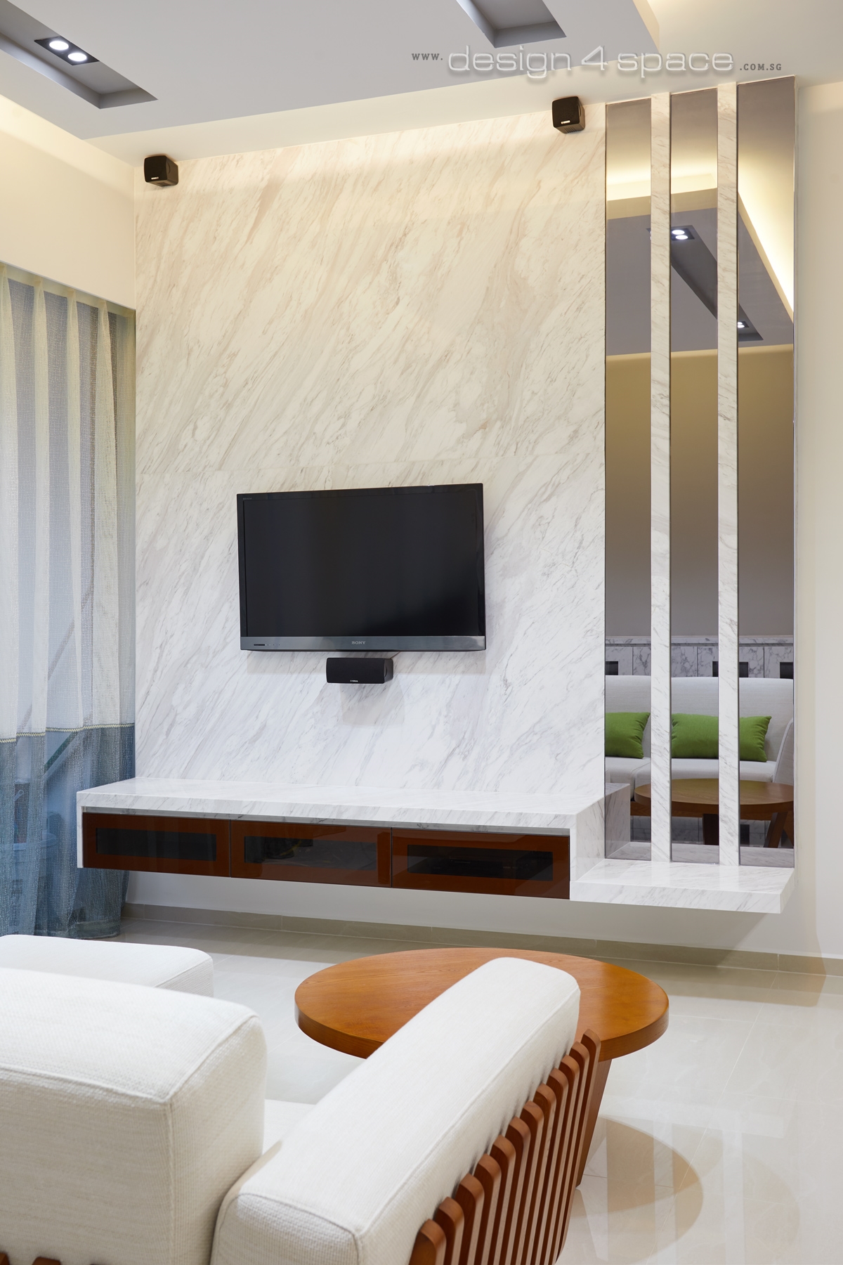 Contemporary, Modern Design - Living Room - Condominium - Design by Design 4 Space Pte Ltd