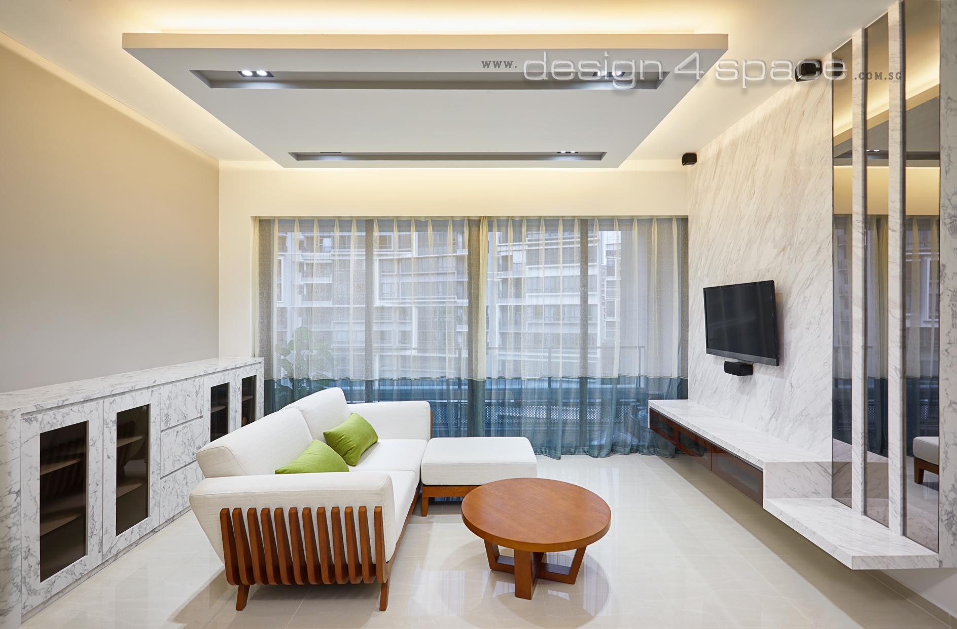 Contemporary, Modern Design - Living Room - Condominium - Design by Design 4 Space Pte Ltd