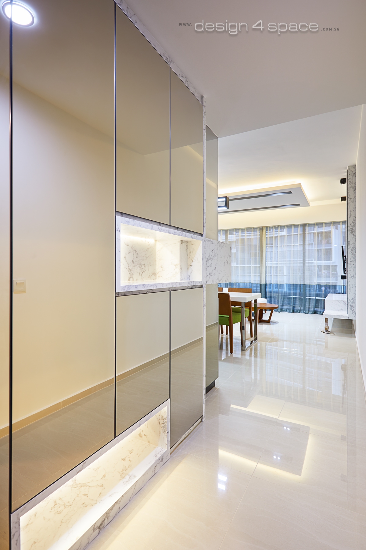 Contemporary, Modern Design - Living Room - Condominium - Design by Design 4 Space Pte Ltd