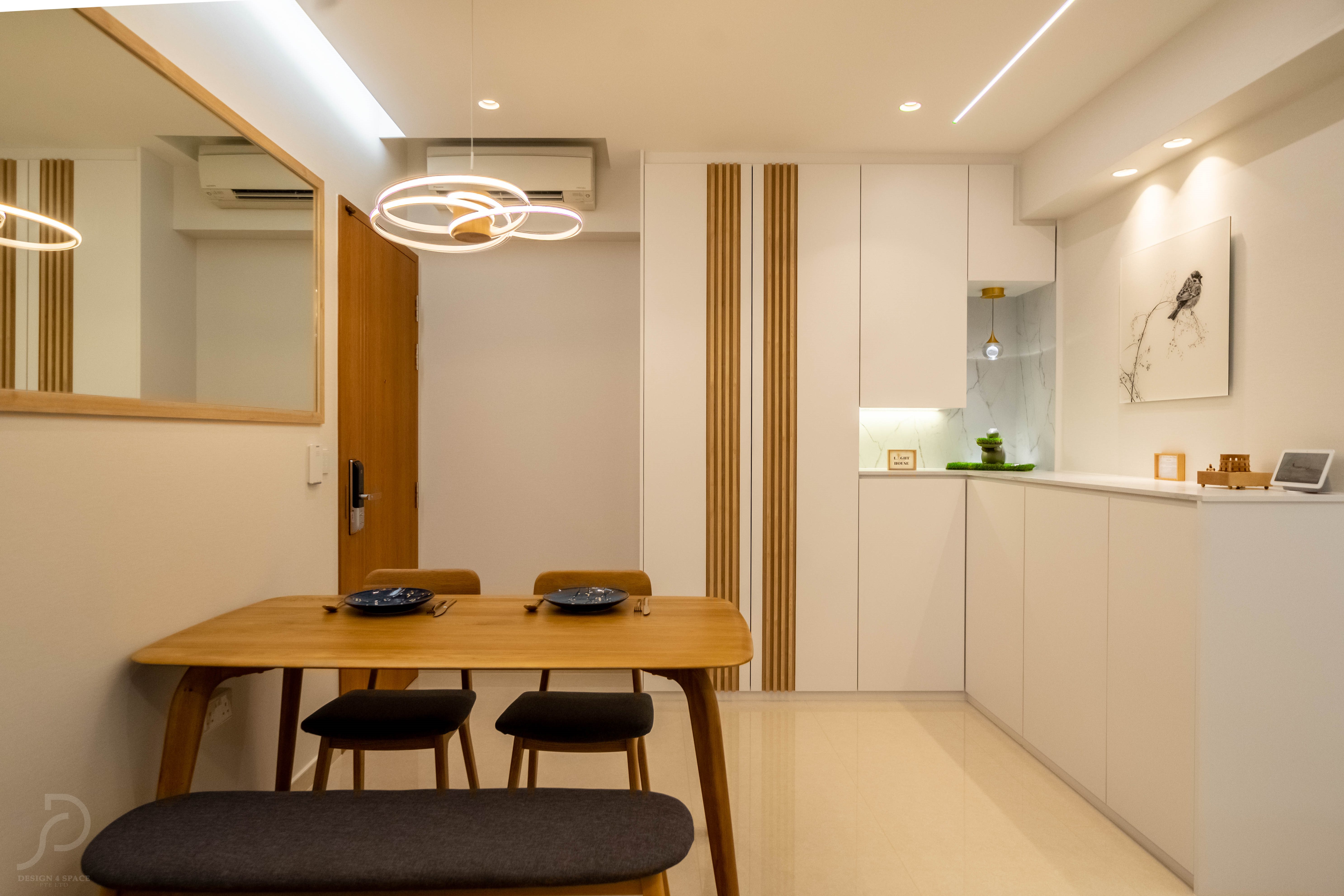 Contemporary, Scandinavian Design - Dining Room - Condominium - Design by Design 4 Space Pte Ltd