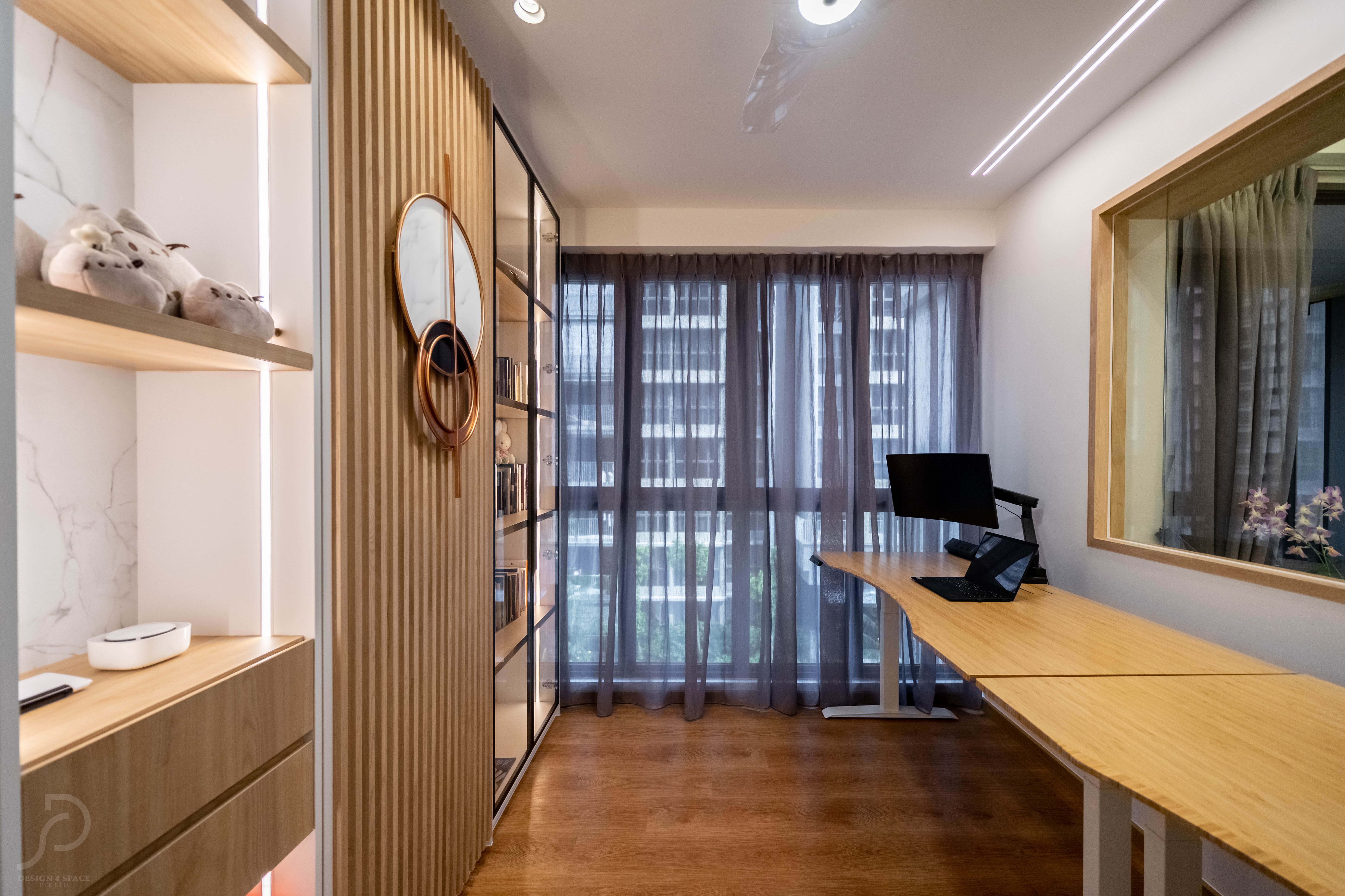 Contemporary, Scandinavian Design - Study Room - Condominium - Design by Design 4 Space Pte Ltd