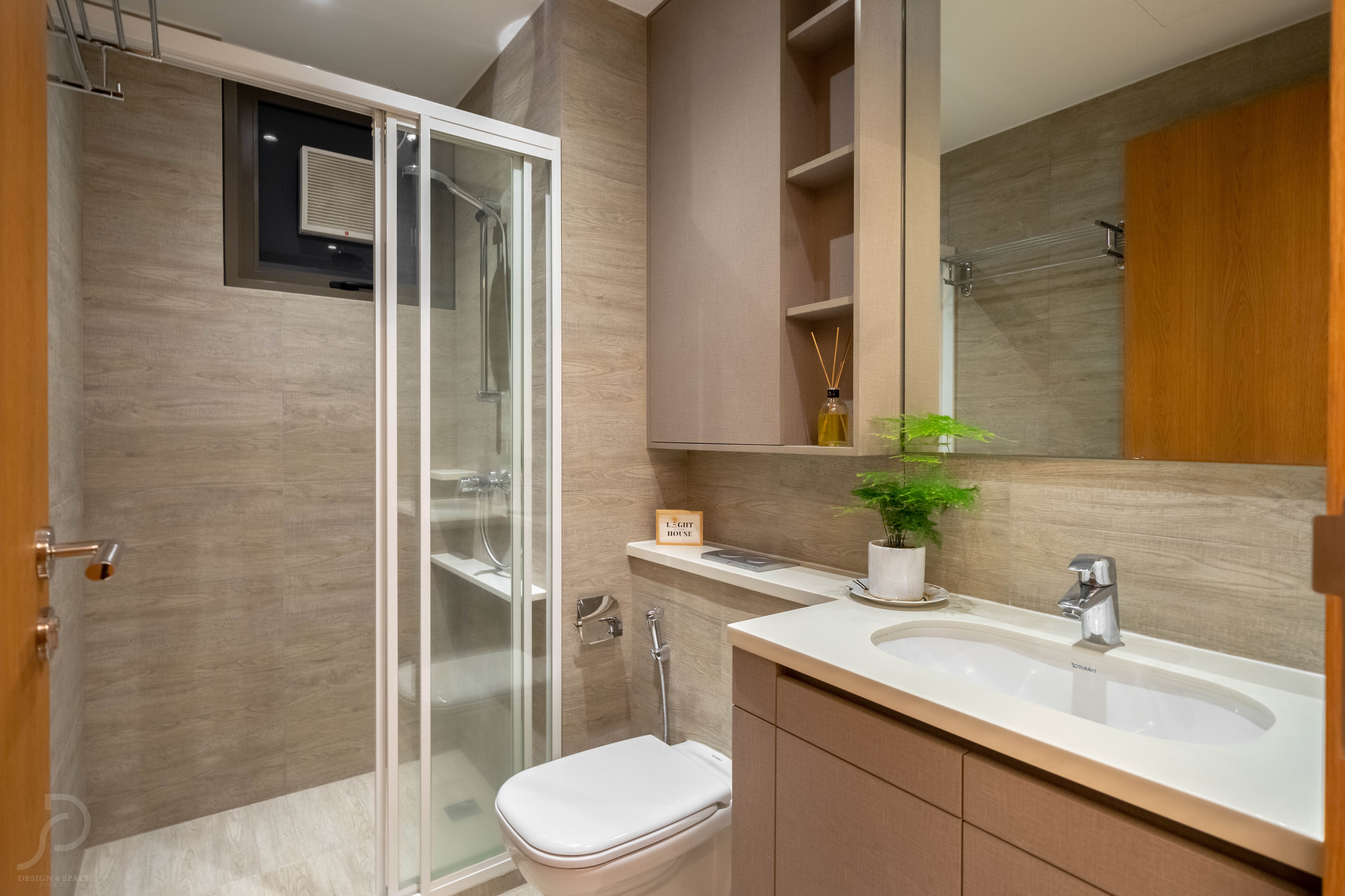 Contemporary, Scandinavian Design - Bathroom - Condominium - Design by Design 4 Space Pte Ltd