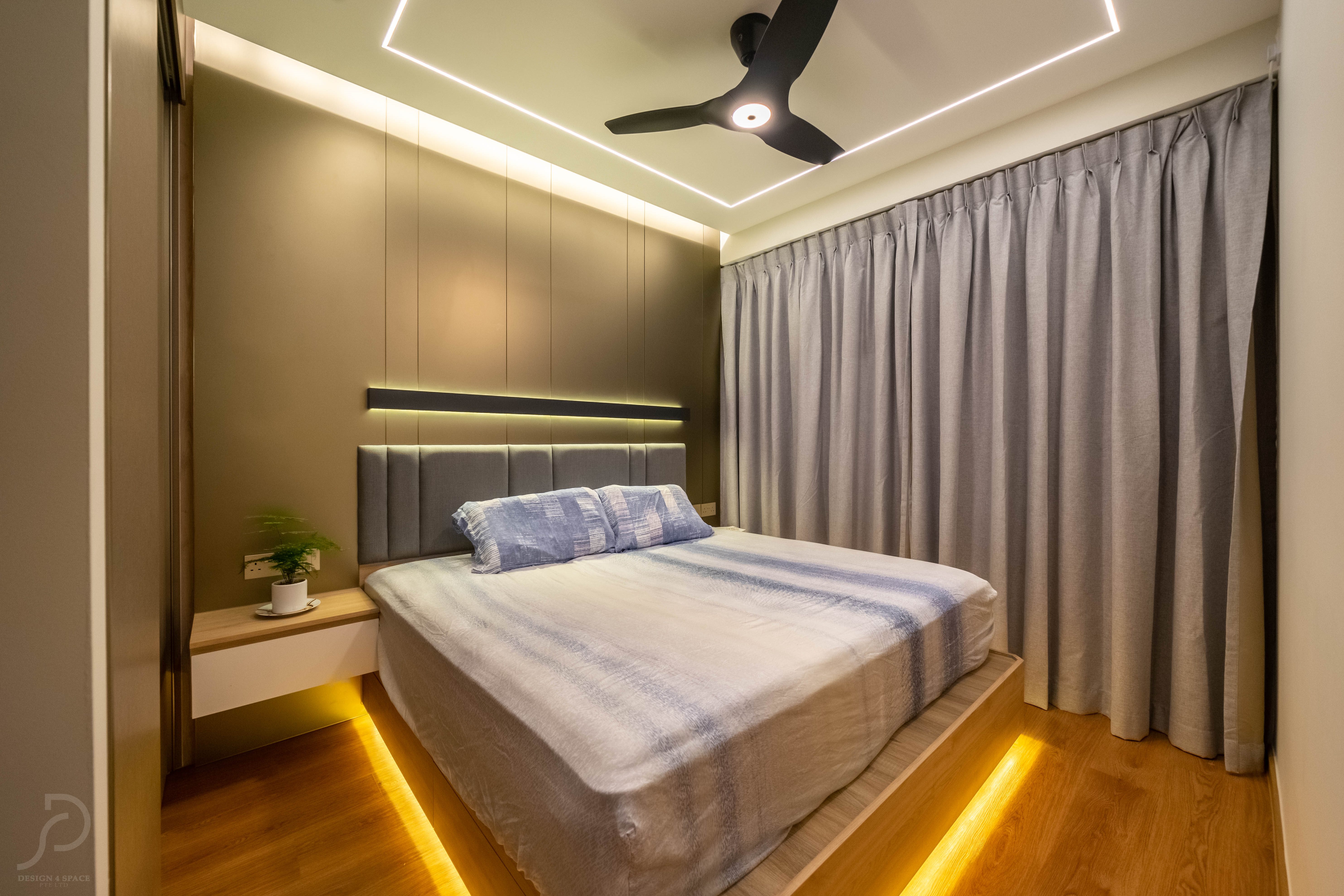 Contemporary, Scandinavian Design - Bedroom - Condominium - Design by Design 4 Space Pte Ltd