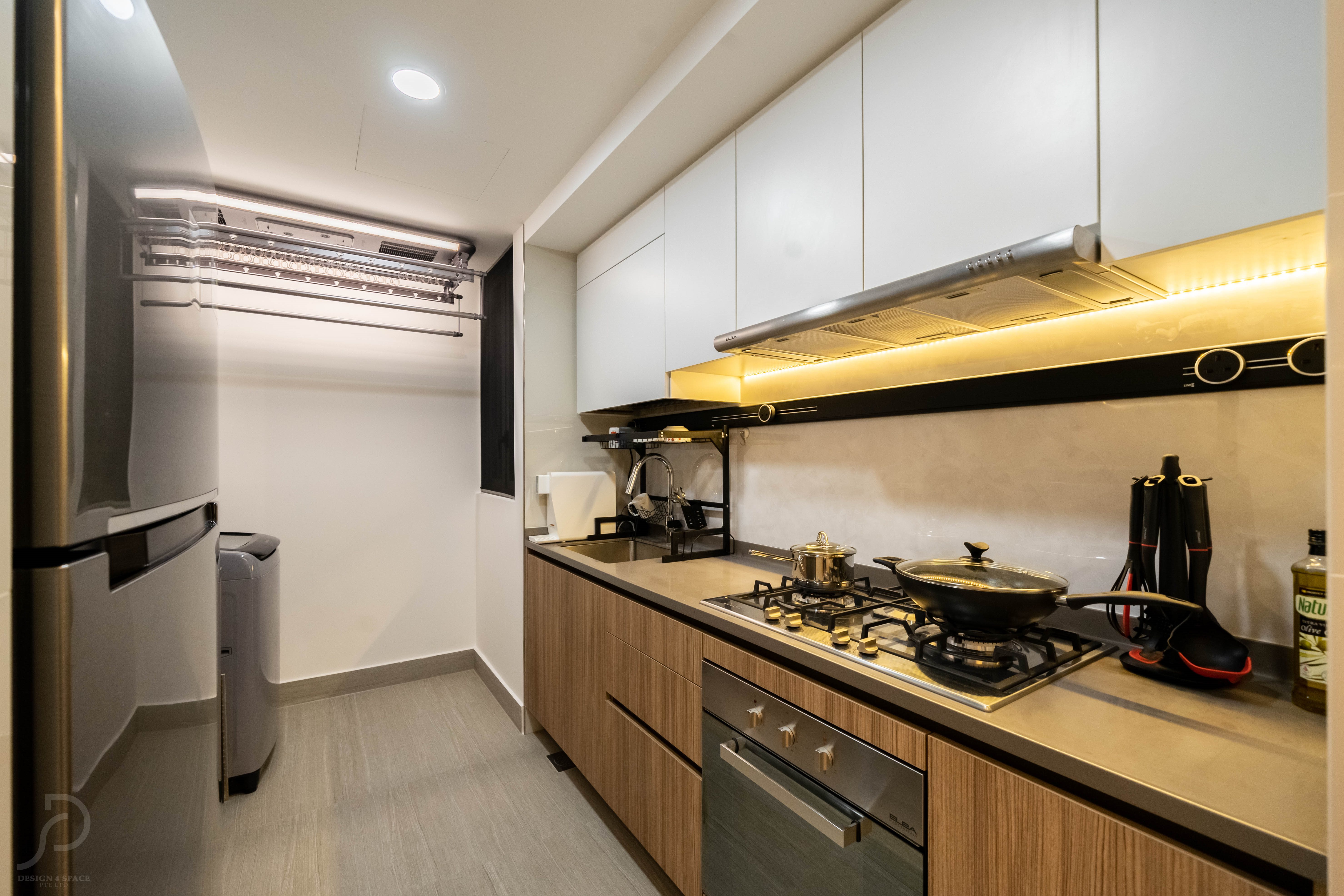 Contemporary, Scandinavian Design - Kitchen - Condominium - Design by Design 4 Space Pte Ltd