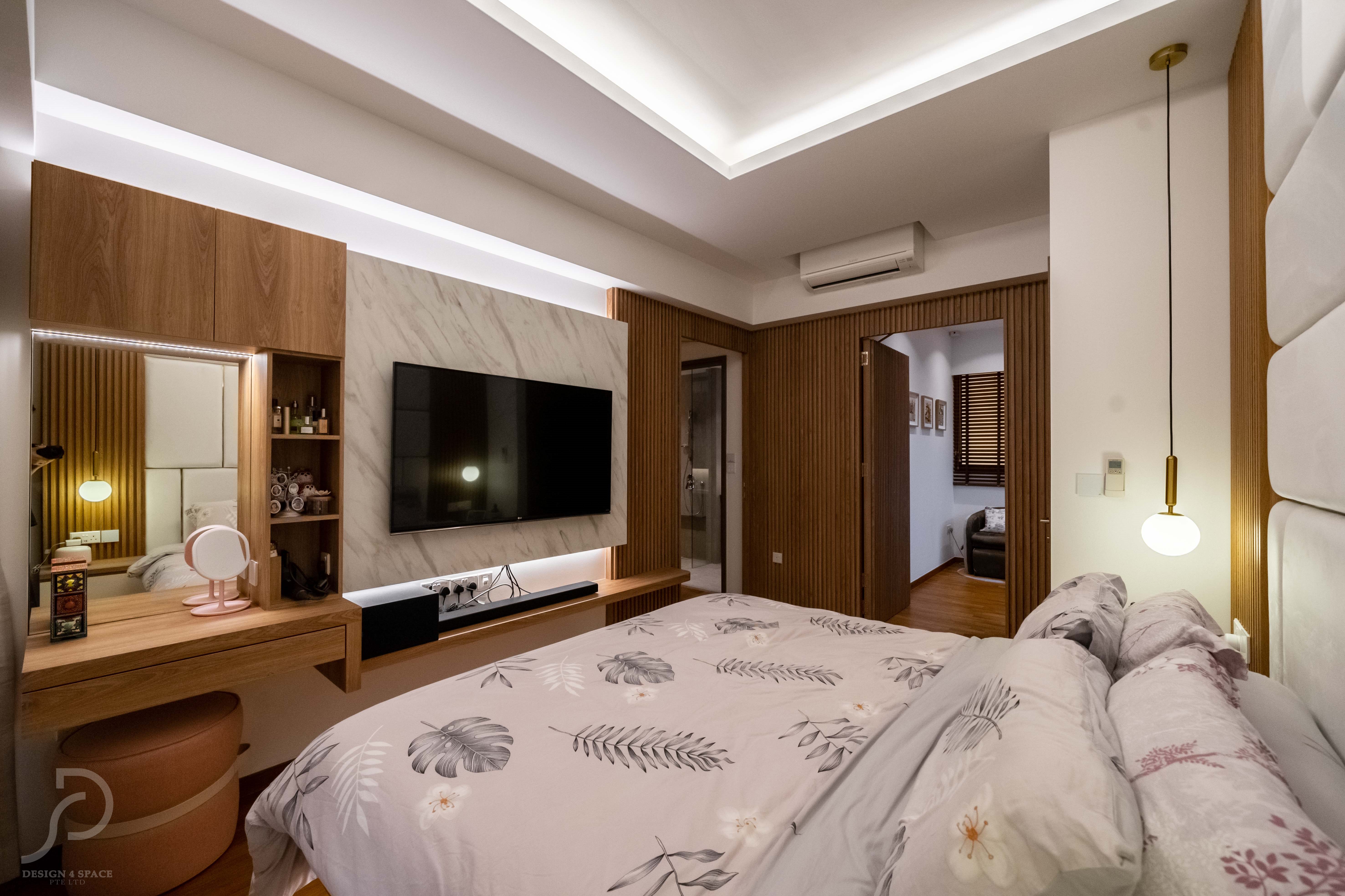 Contemporary, Modern Design - Bedroom - Condominium - Design by Design 4 Space Pte Ltd