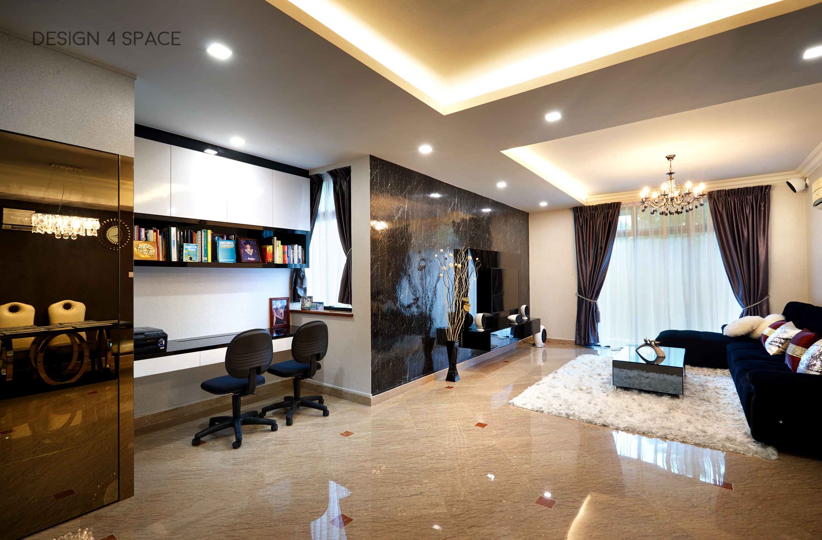 Contemporary, Modern Design - Living Room - Condominium - Design by Design 4 Space Pte Ltd