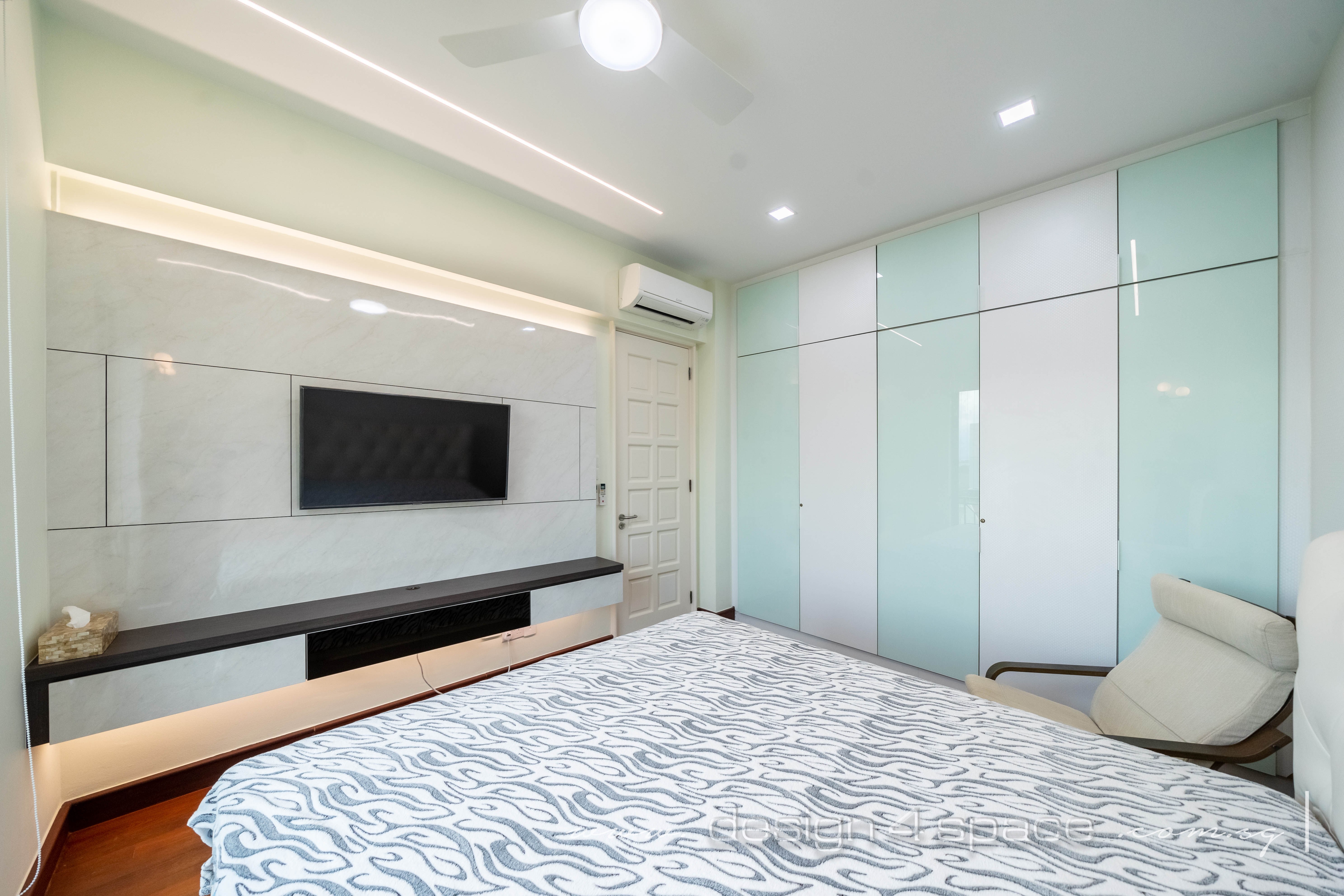 Contemporary Design - Bedroom - Condominium - Design by Design 4 Space Pte Ltd