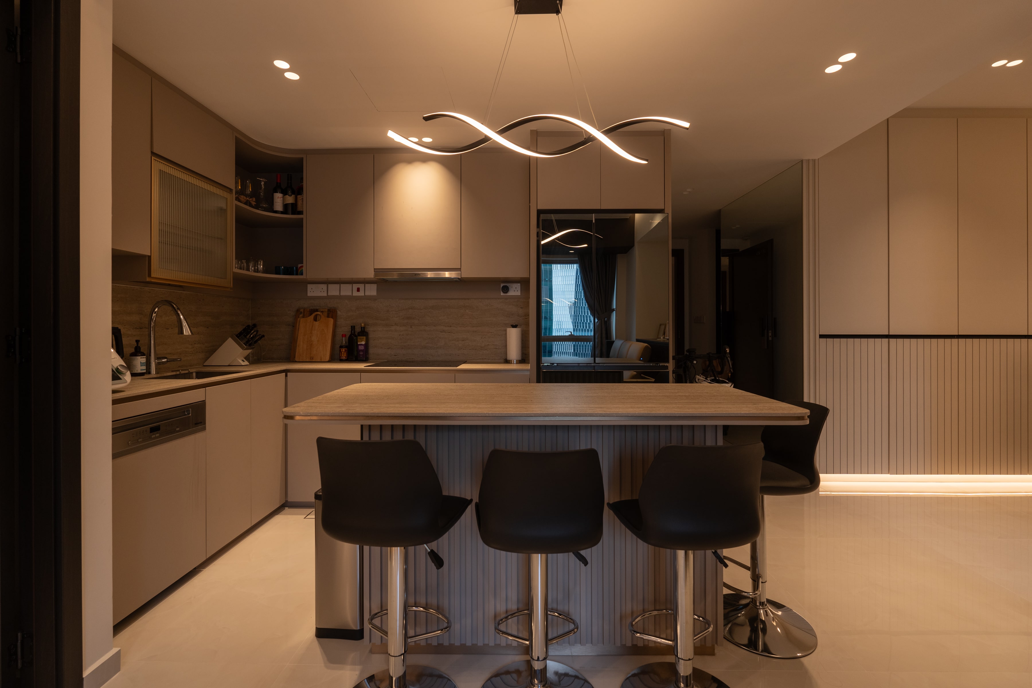 Modern Design - Kitchen - Condominium - Design by Design 4 Space Pte Ltd
