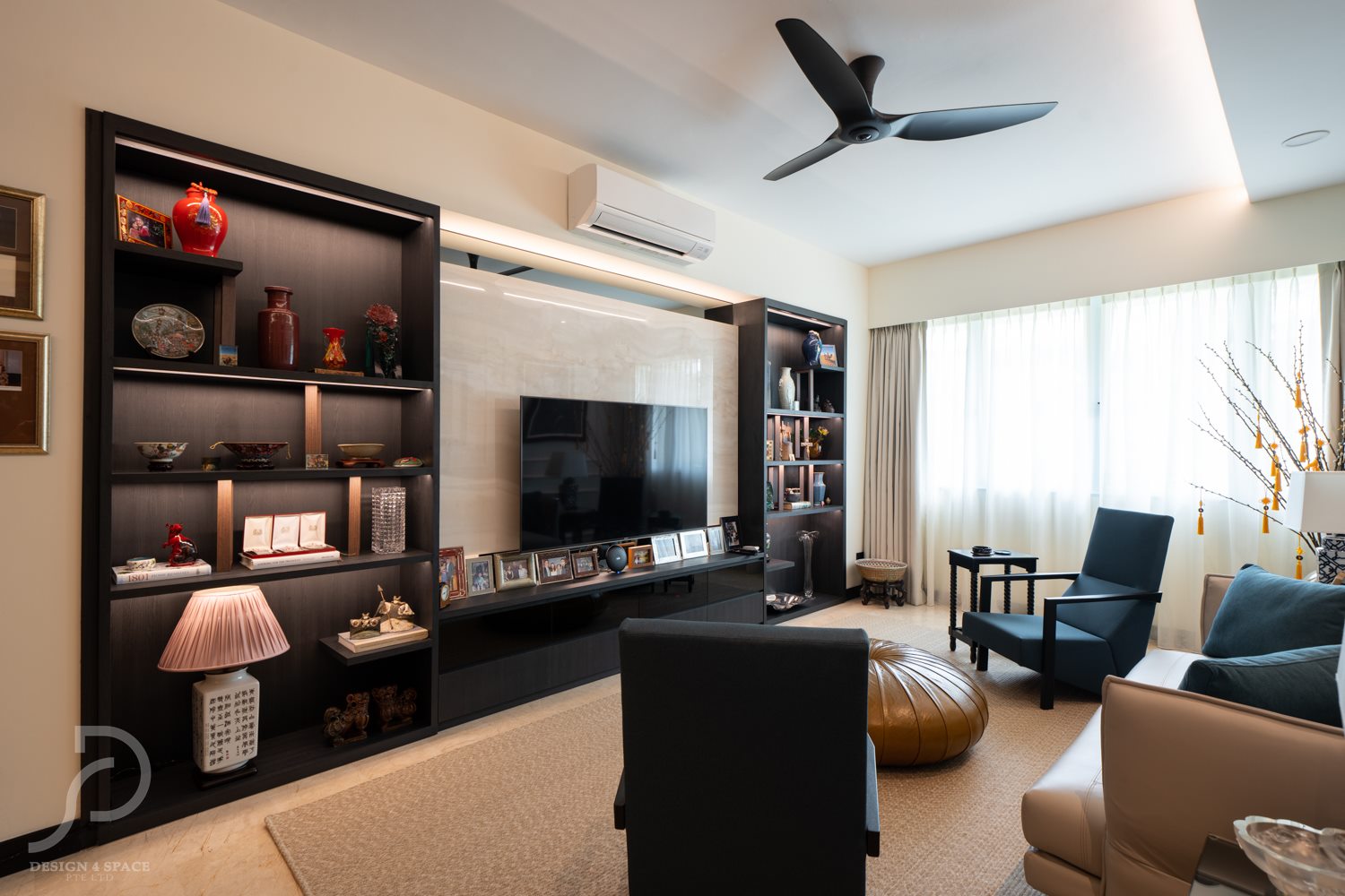 Classical, Modern Design - Living Room - Condominium - Design by Design 4 Space Pte Ltd