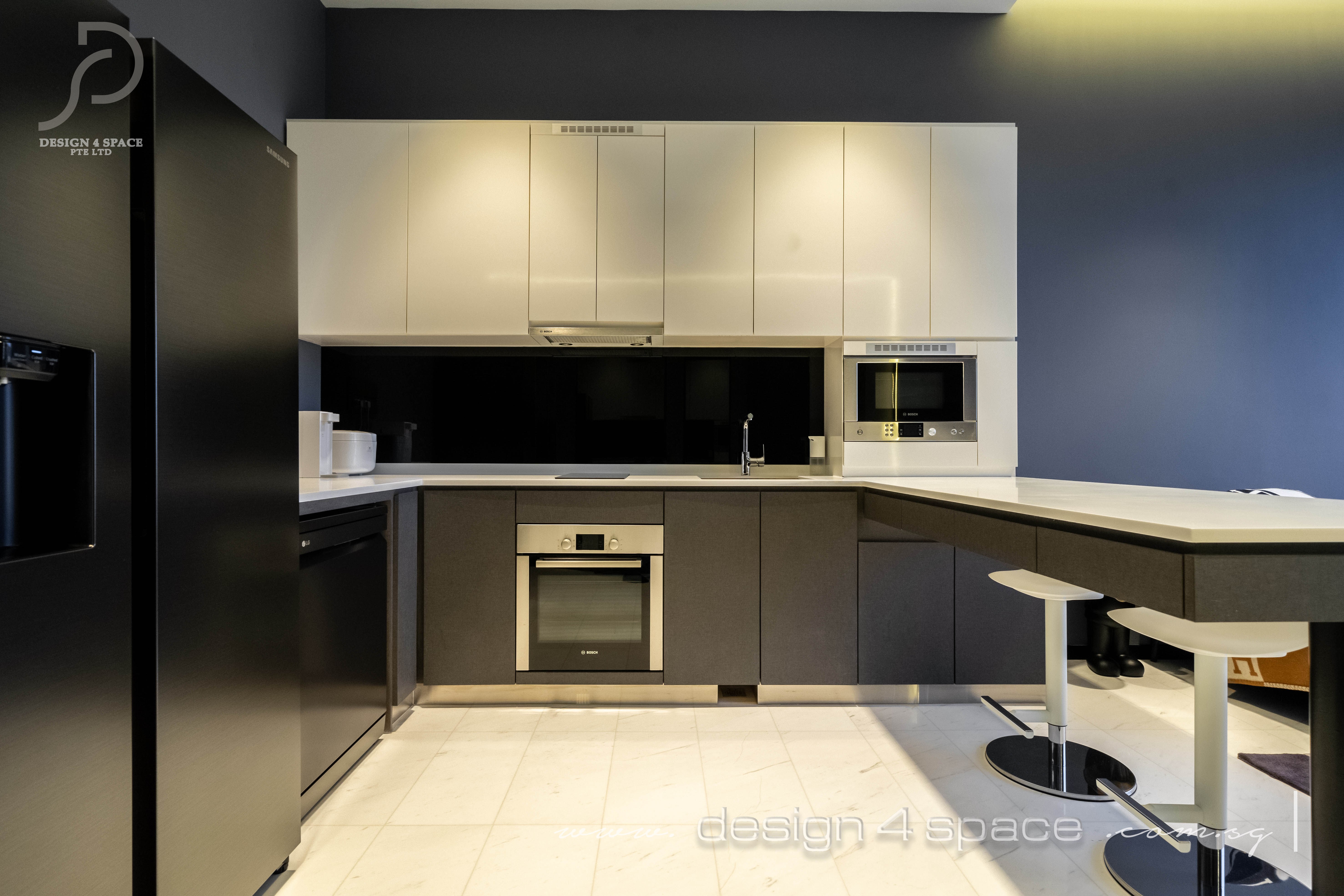 Contemporary Design - Kitchen - Condominium - Design by Design 4 Space Pte Ltd