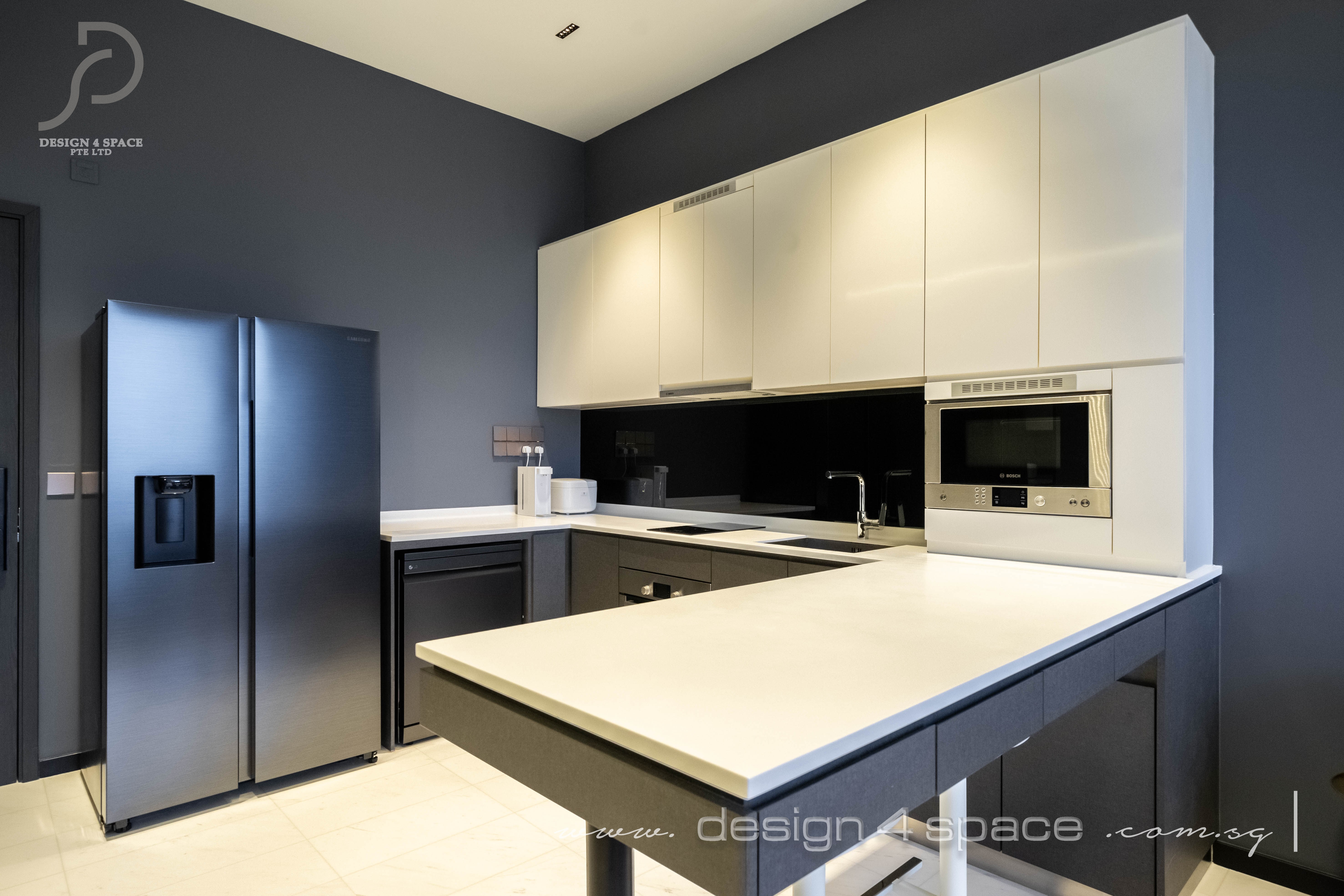 Contemporary Design - Kitchen - Condominium - Design by Design 4 Space Pte Ltd