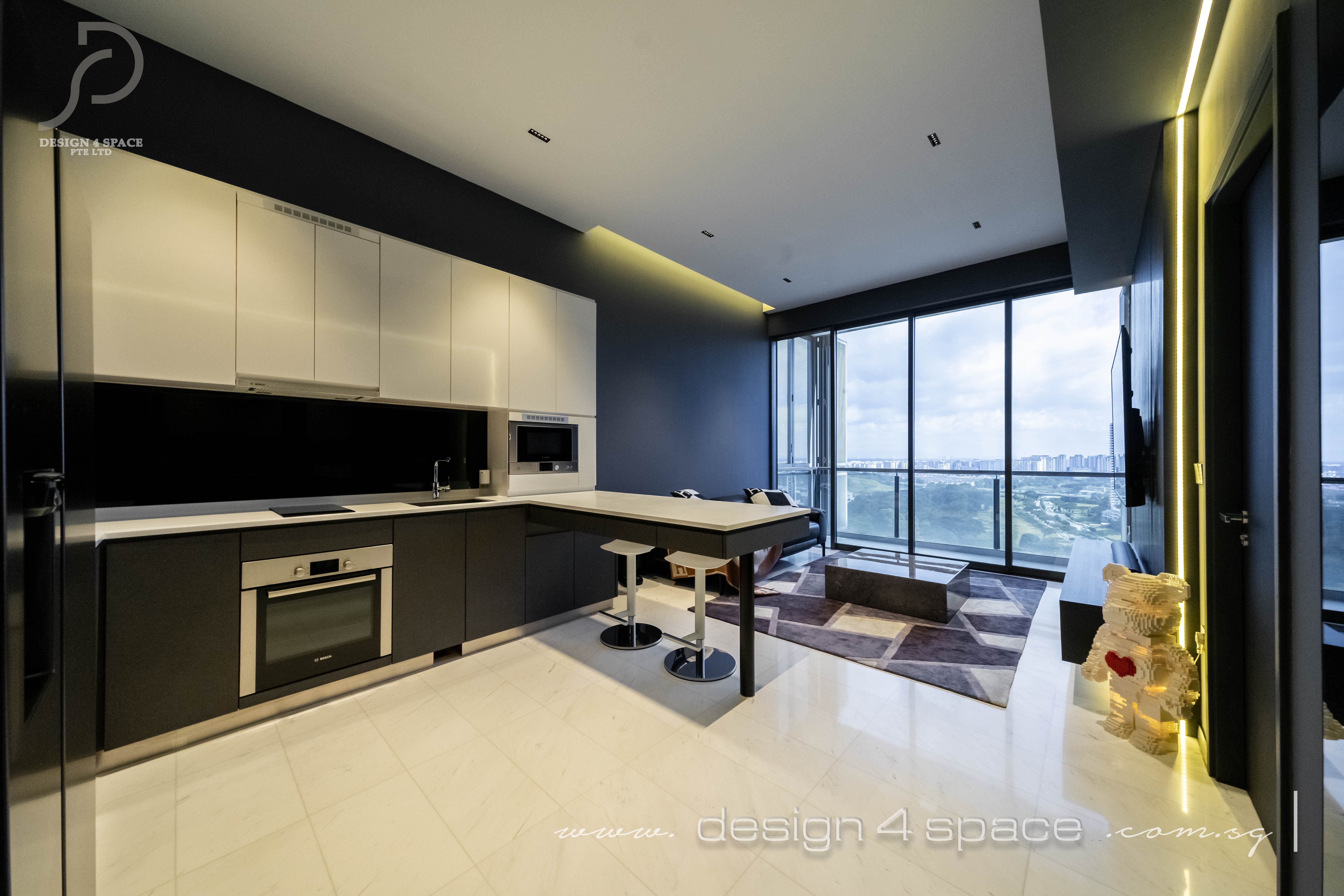 Contemporary Design - Kitchen - Condominium - Design by Design 4 Space Pte Ltd