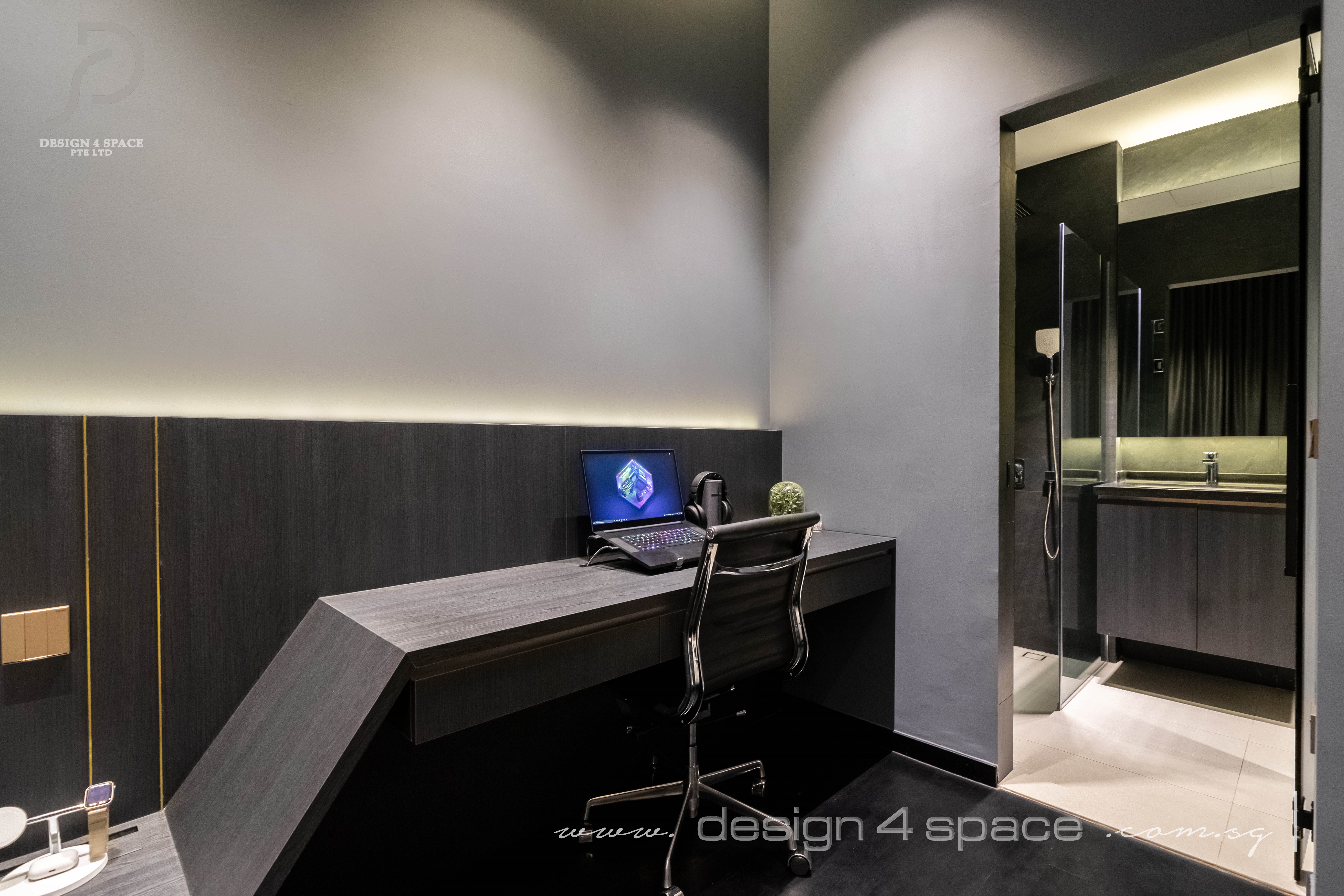 Contemporary Design - Study Room - Condominium - Design by Design 4 Space Pte Ltd