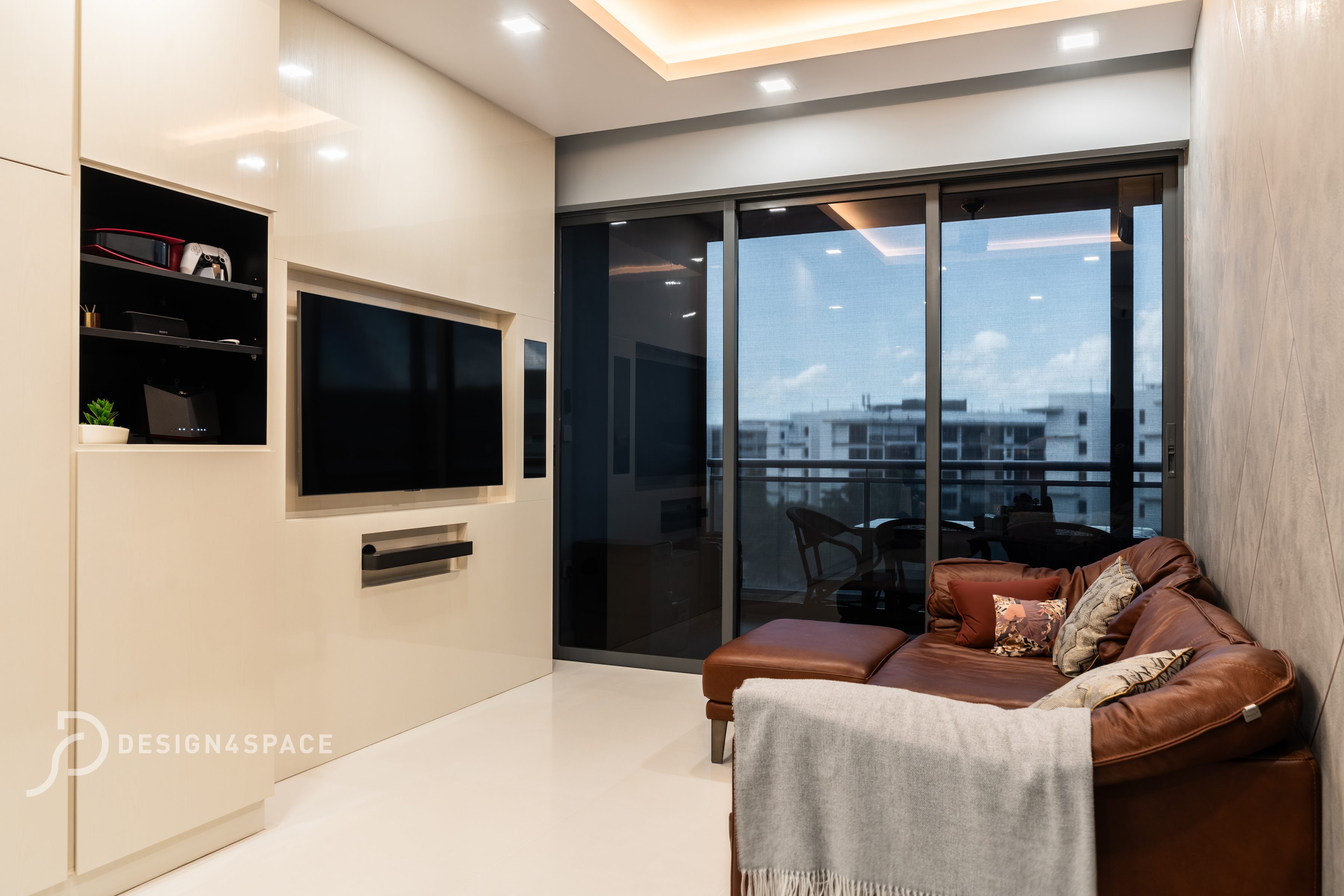 Contemporary Design - Living Room - Condominium - Design by Design 4 Space Pte Ltd